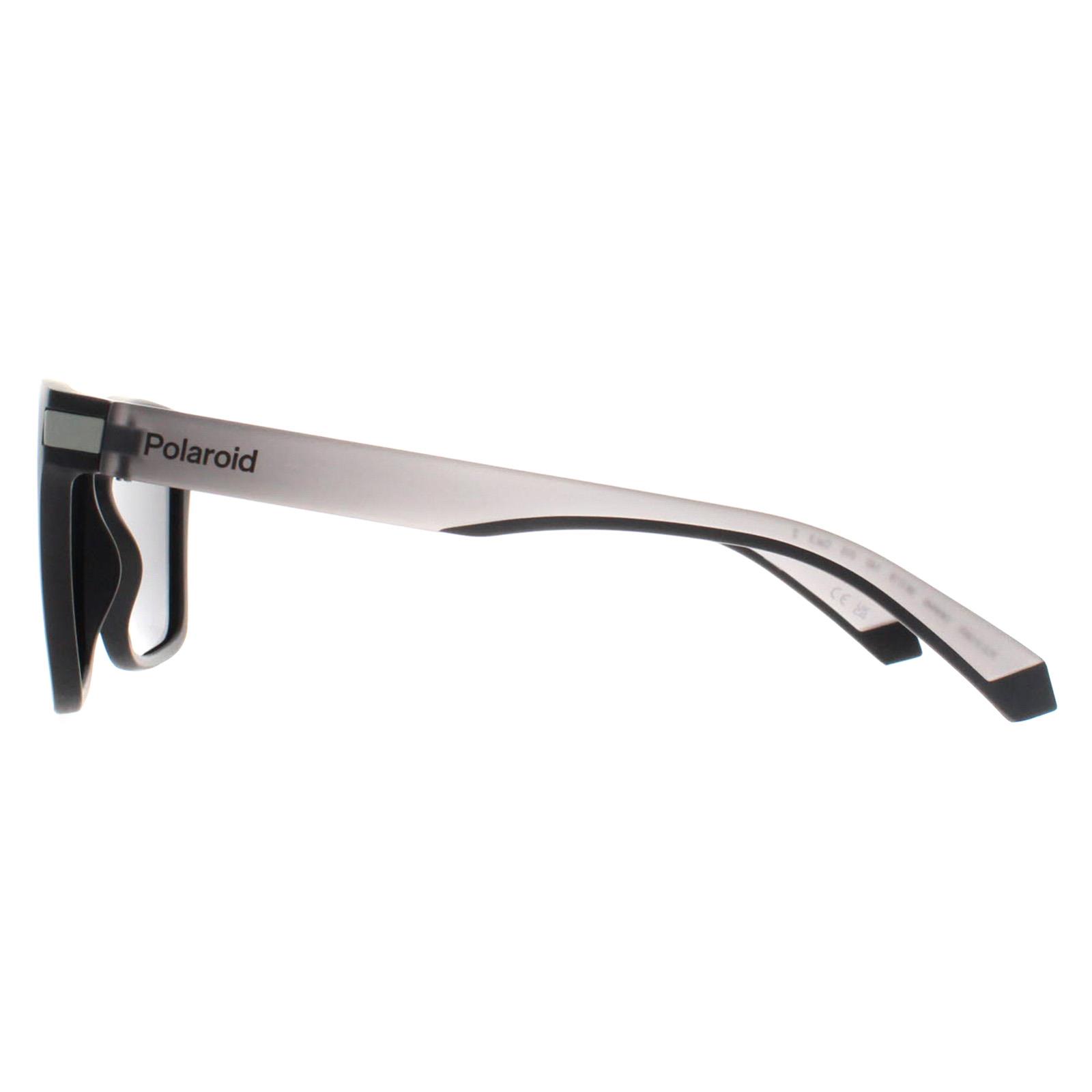 Black Polaroid Black Rectangle Matte Black Grey Grey Polarized PLD 2139/S, Image 3 of 4