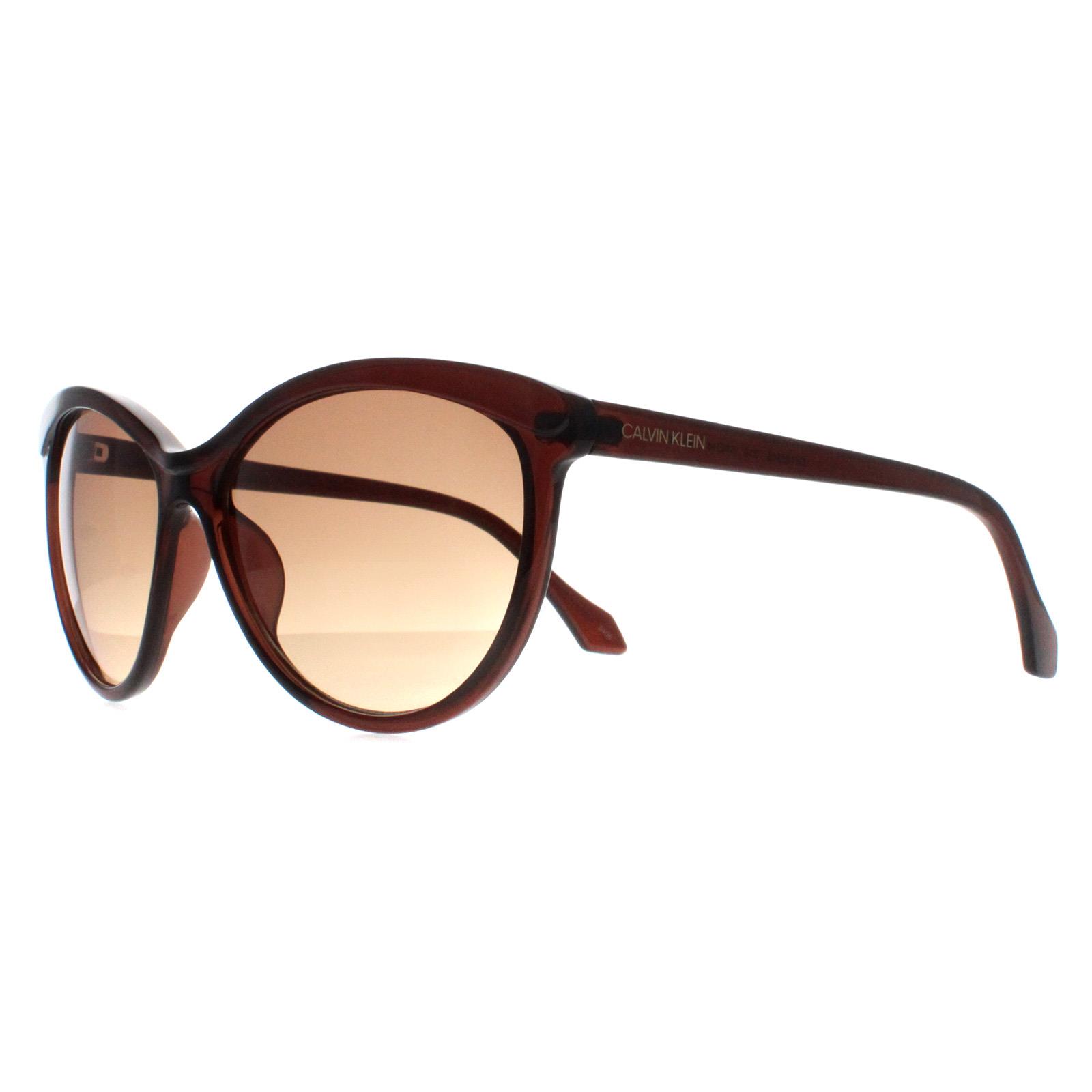 Brown Calvin Klein Brown Cat Eye Crystal Brown Brown Gradient CK19534S, Image 2 of 4