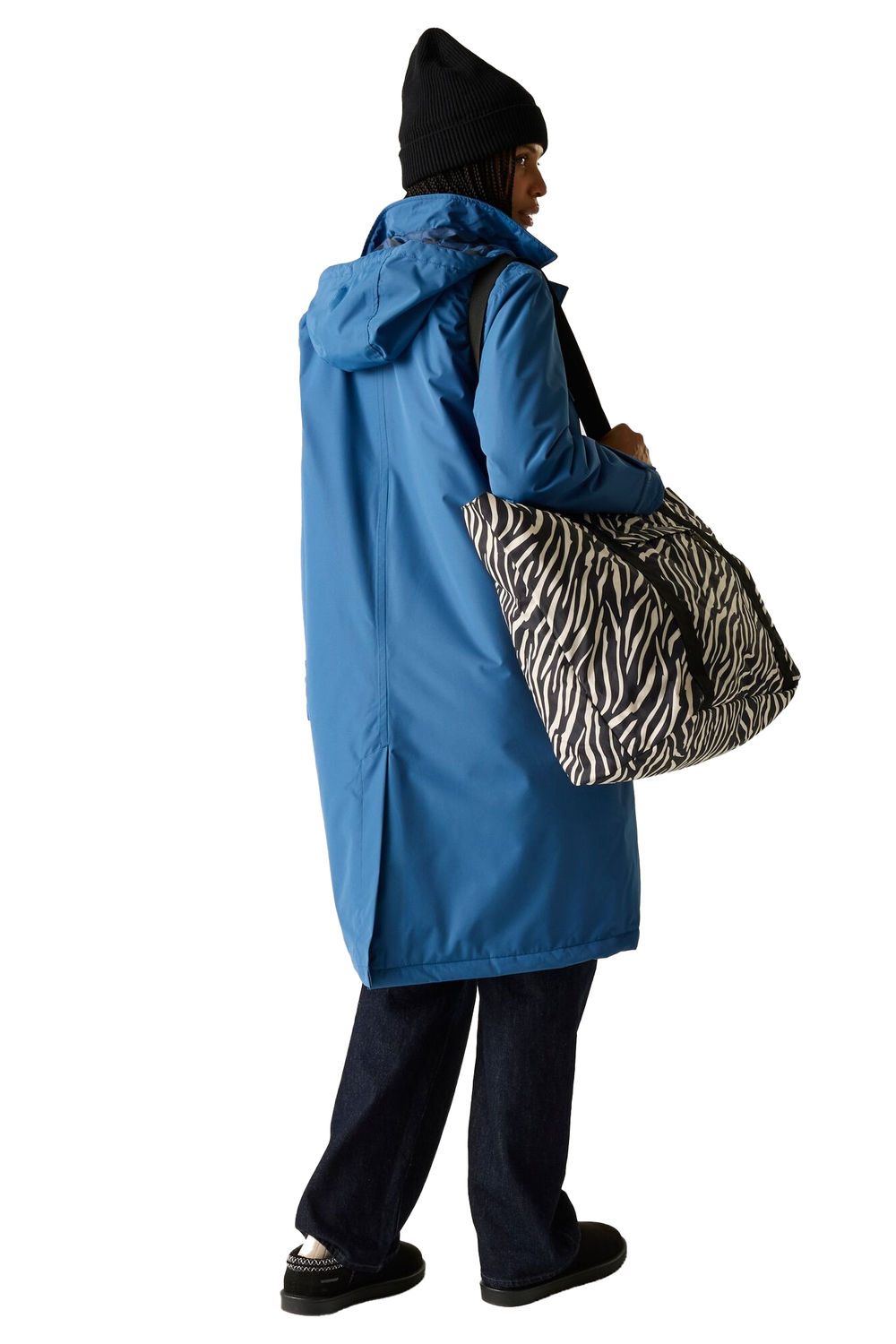 Denim Orla Kiely Mac Waterproof Jacket, Image 5 of 5