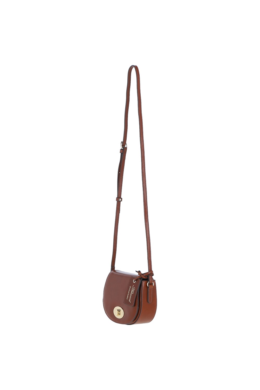Latte 'Borsa della Moda' Real Leather Saddle Crossbody Bag, Image 3 of 4