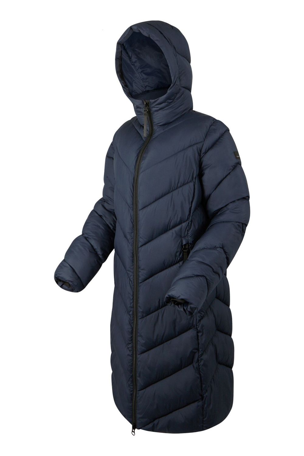 Navy Anita Padded Jacket, Image 3 of 6