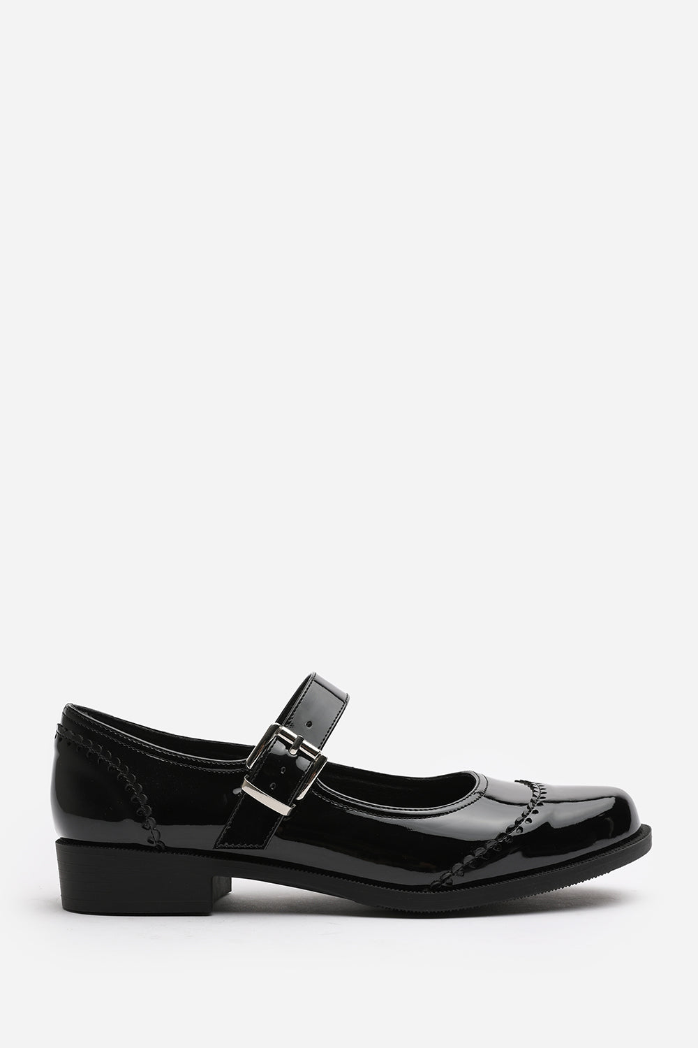 Black 'Paige' Mary Jane Pumps, Image 2 of 5