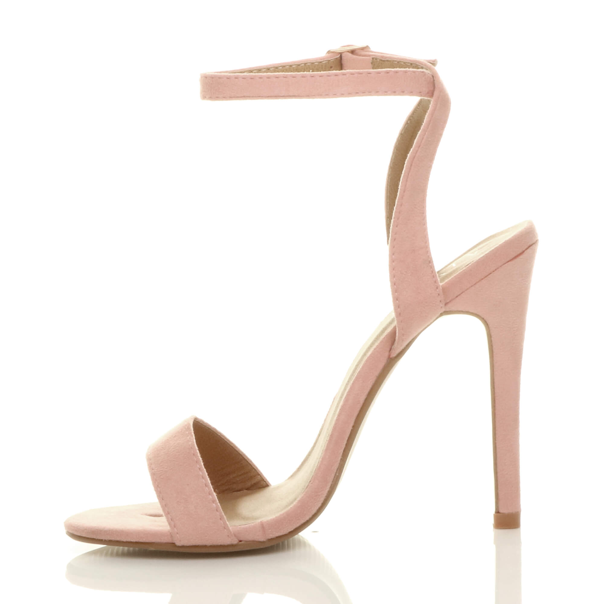 High Heel Ankle Strap Barely There Sandals, Image 3 of 6