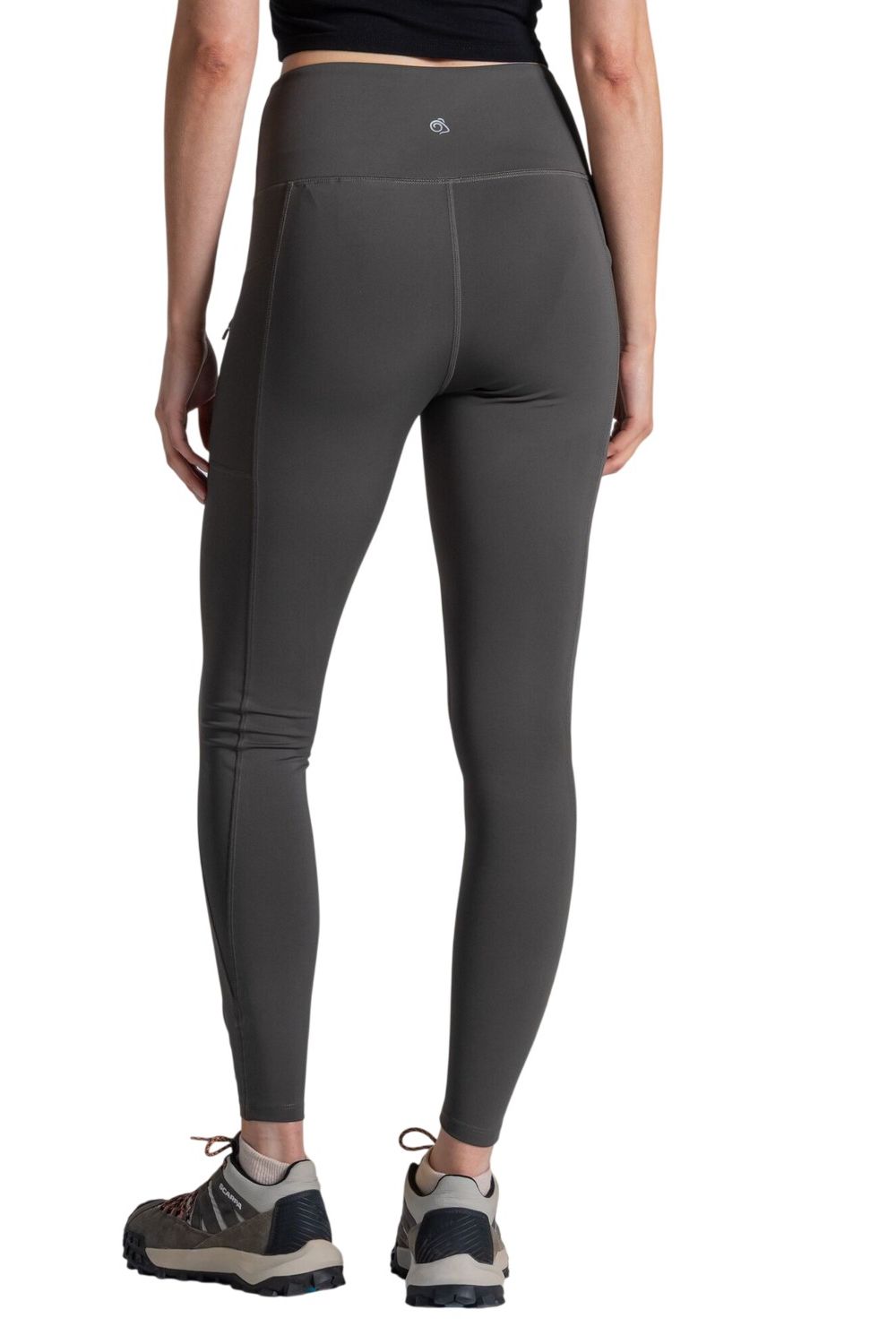 Dark Green Kiwi Pro Plain Leggings, Image 2 of 3