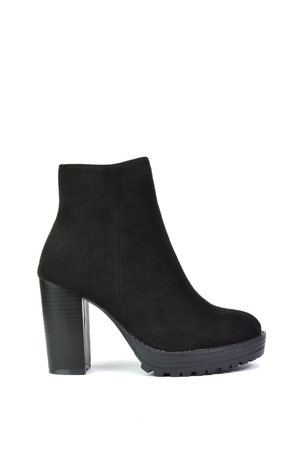 Black 'Cole' Ankle Boots With Platform Heel, Image 1 of 5