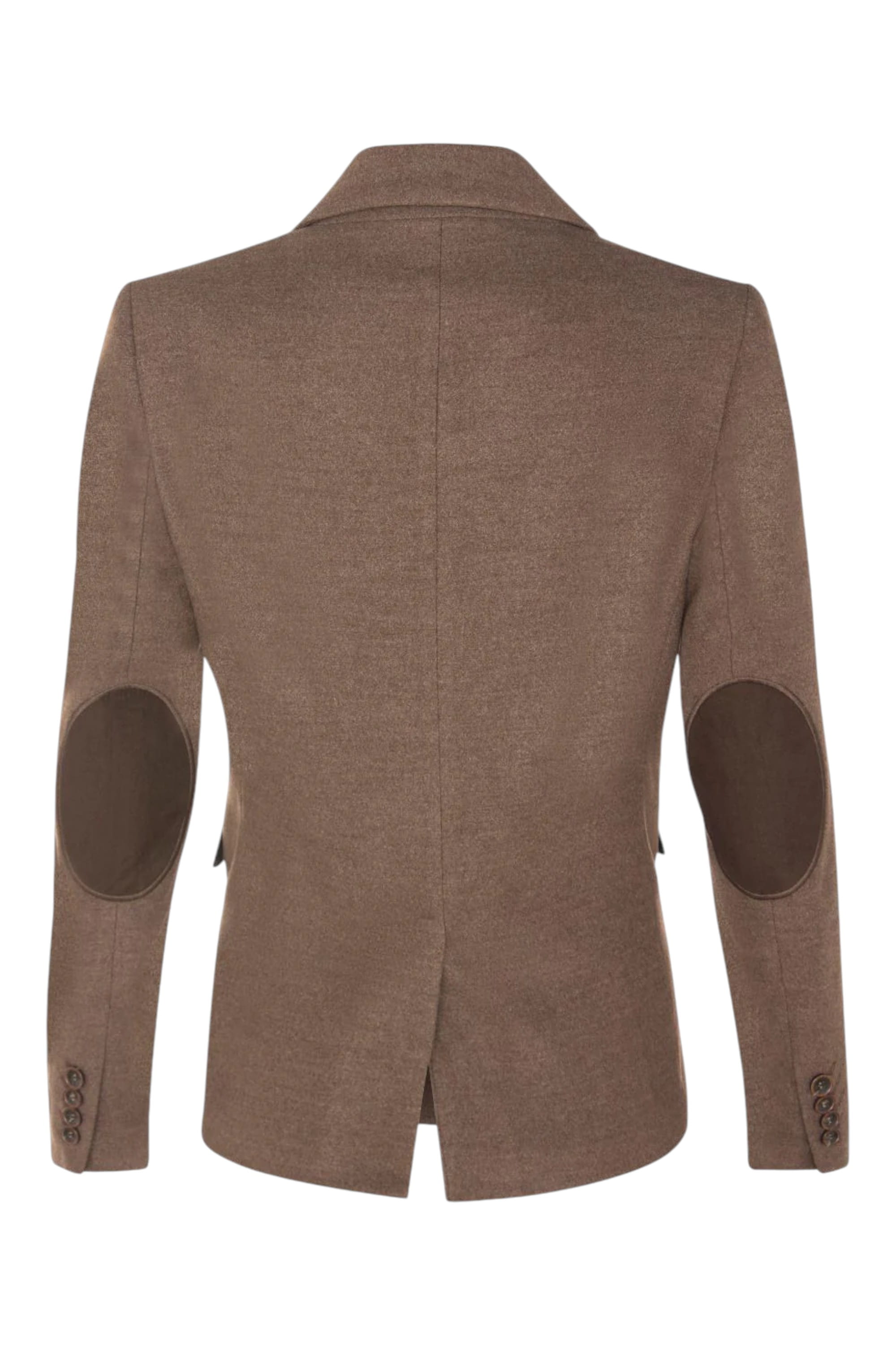 Brown Infinity Leather Brown Tweed 1920s Herringbone Light Brown Blazer, Image 5 of 6
