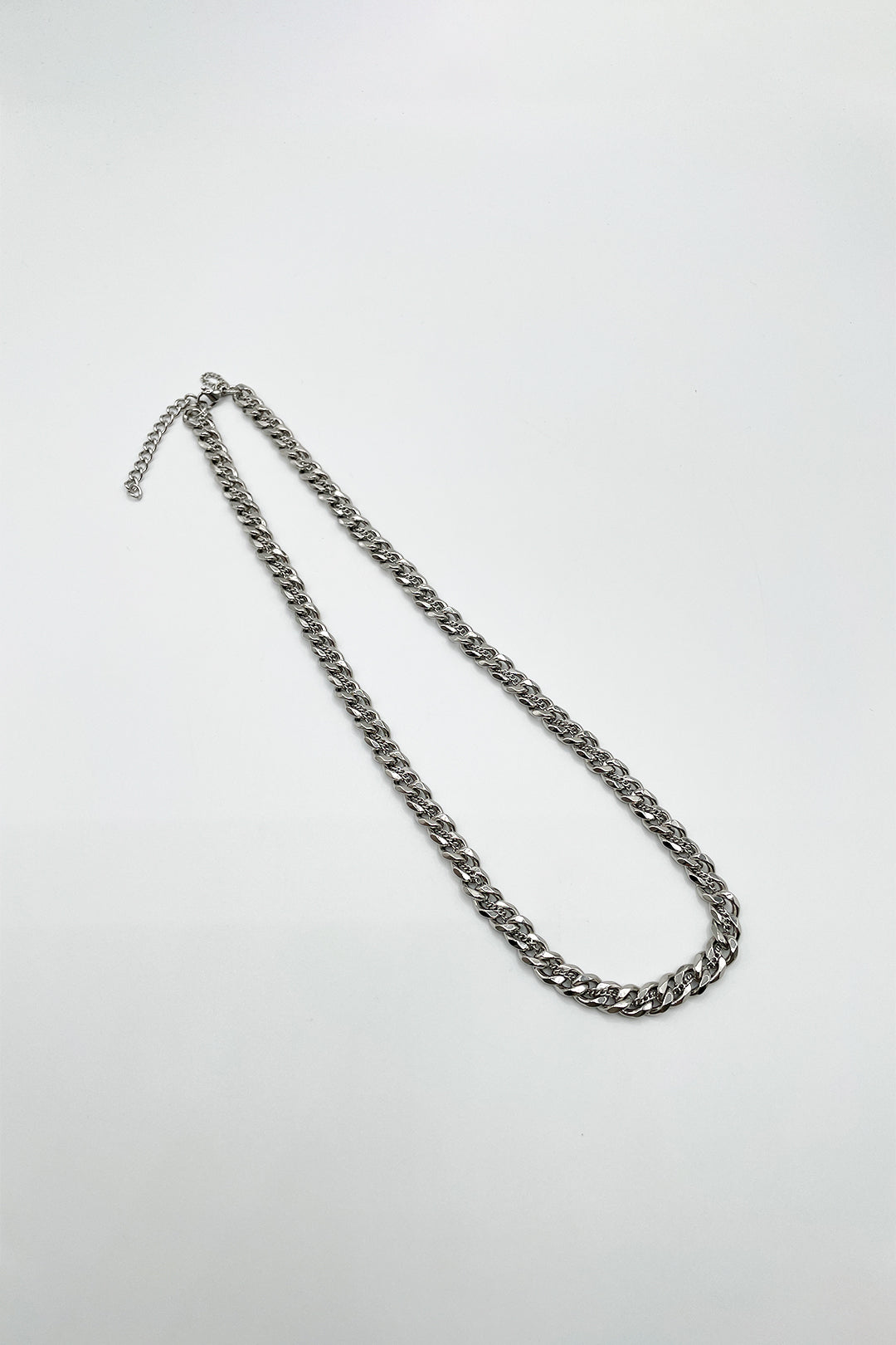 Silver Woven Chain Necklace, Image 3 of 4