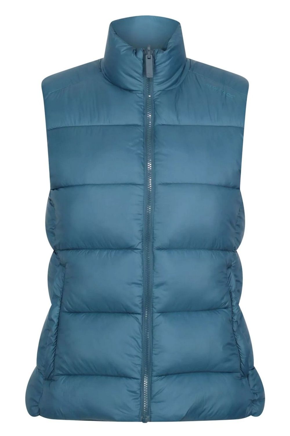 Petrol Blue Yewbank Reversible Body Warmer, Image 1 of 8