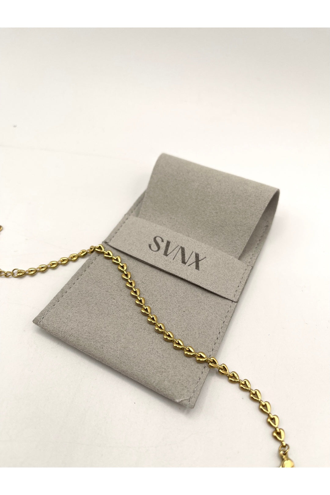 Gold Heart Link Bracelet, Image 1 of 4