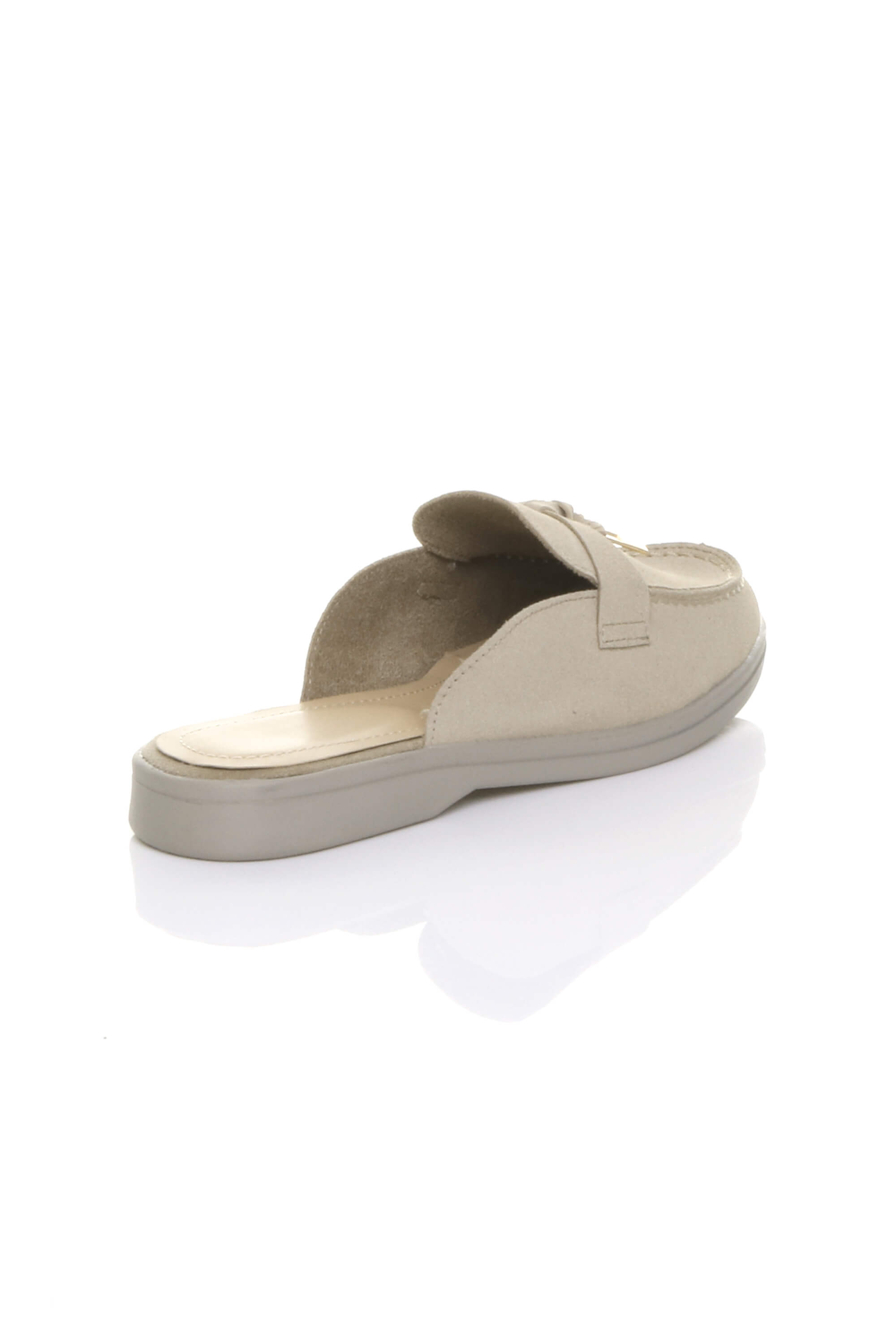 Flat Slip On Open Back Loafers Mules, Image 4 of 4