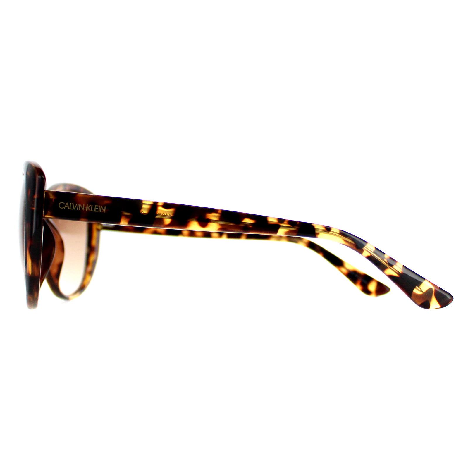 Brown Calvin Klein Brown Cat Eye Tortoise Brown Gradient CK19560S, Image 3 of 4