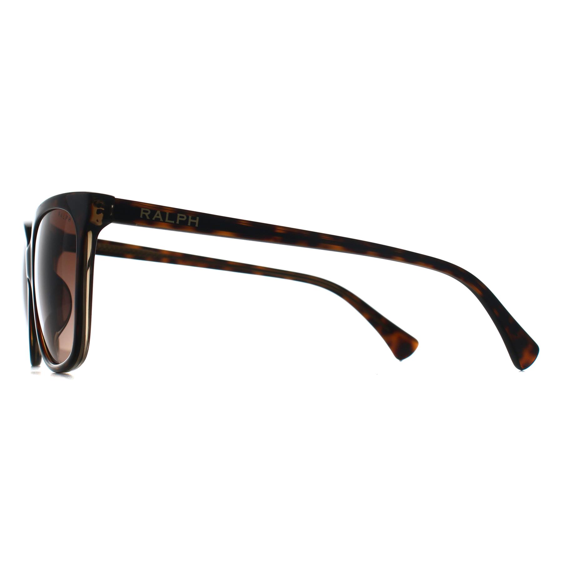 Brown Square Dark Havana On Transparent Gradient Brown RA5343U, Image 3 of 3