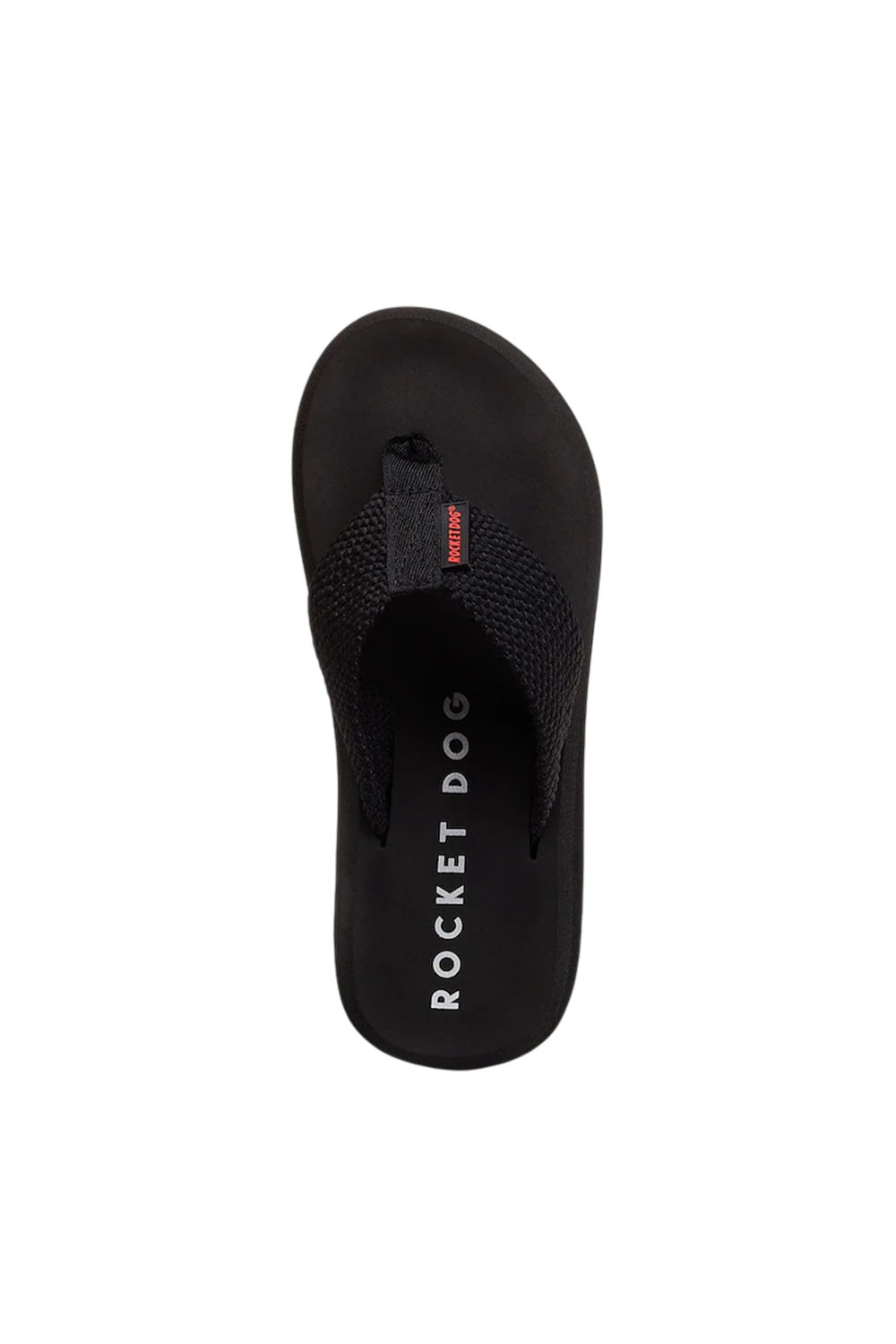 Black Adios Plain Flip Flops, Image 3 of 4