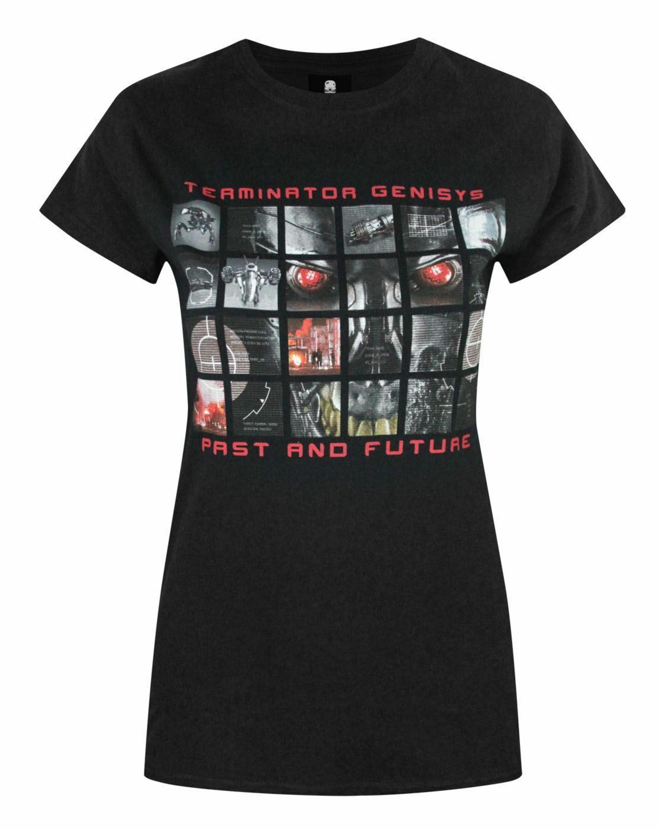 Black Terminator Genisys Past Future T-Shirt