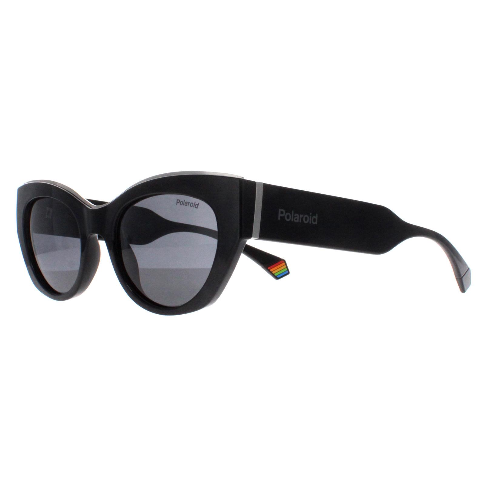 Black Cat Eye Black Grey Polarized PLD 6199/S/X, Image 2 of 4