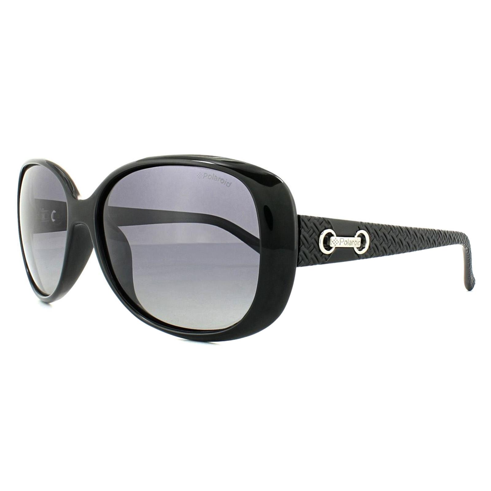Black Fashion Black Grey Gradient Polarized Sunglasses, Image 2 of 4