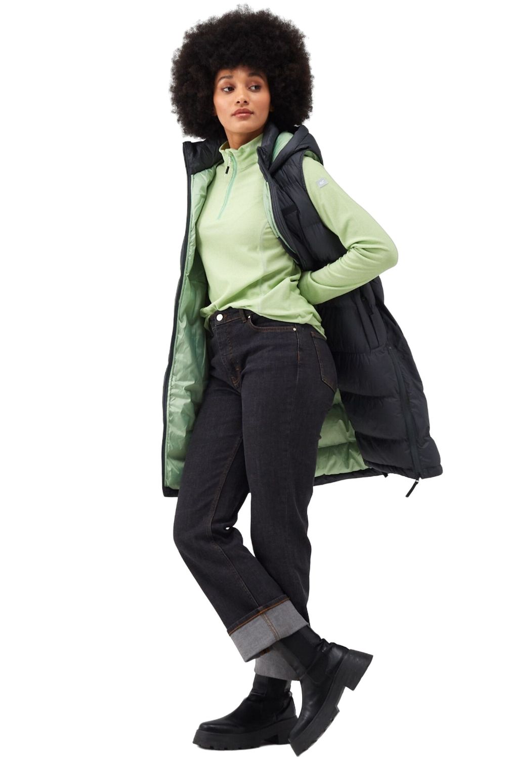 Multi Ganella Long Length Gilet, Image 5 of 5