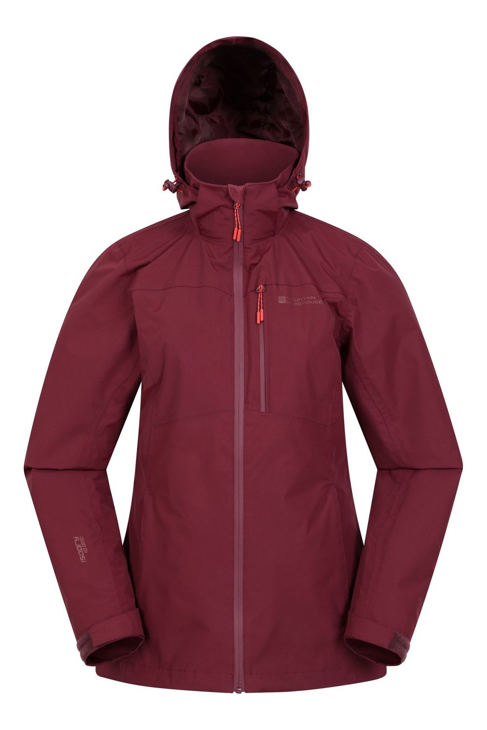 Burgundy Rainforest II Extreme Waterproof Jacket, Image 1 of 4