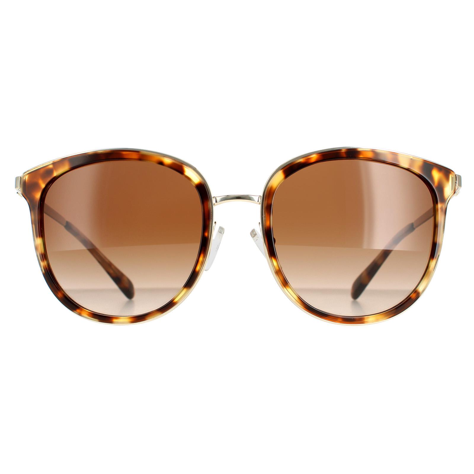 Brown Round Jet Set Tortoise Smoke Gradient Adrianna Bright MK1099B, Image 1 of 4