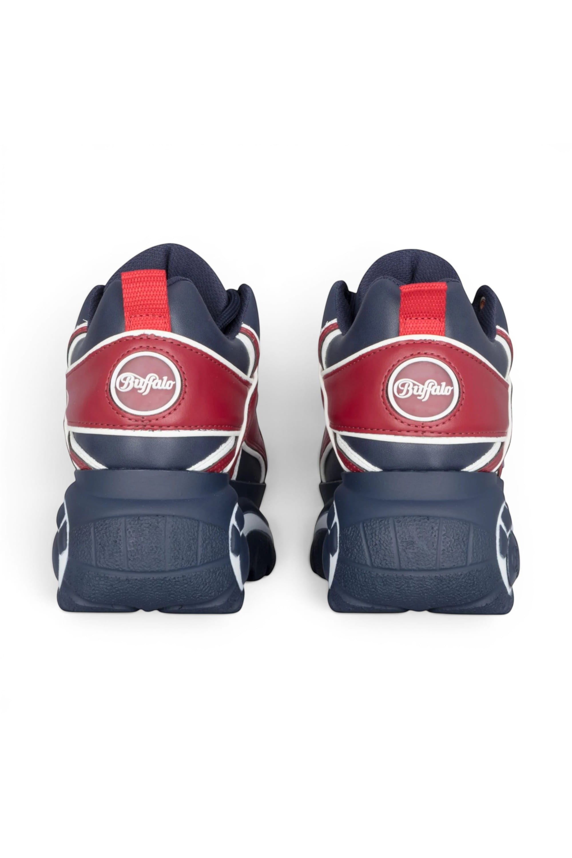 Red Womens Platform Fashion Trainers 1339-14, Image 5 of 6