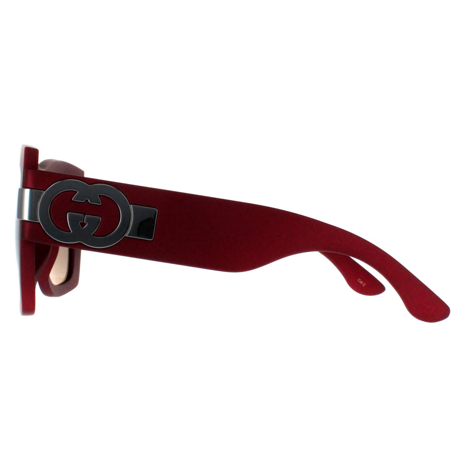 Red Square Red with Silver Grey with Light Silver Mirror GG1688S, Image 3 of 6