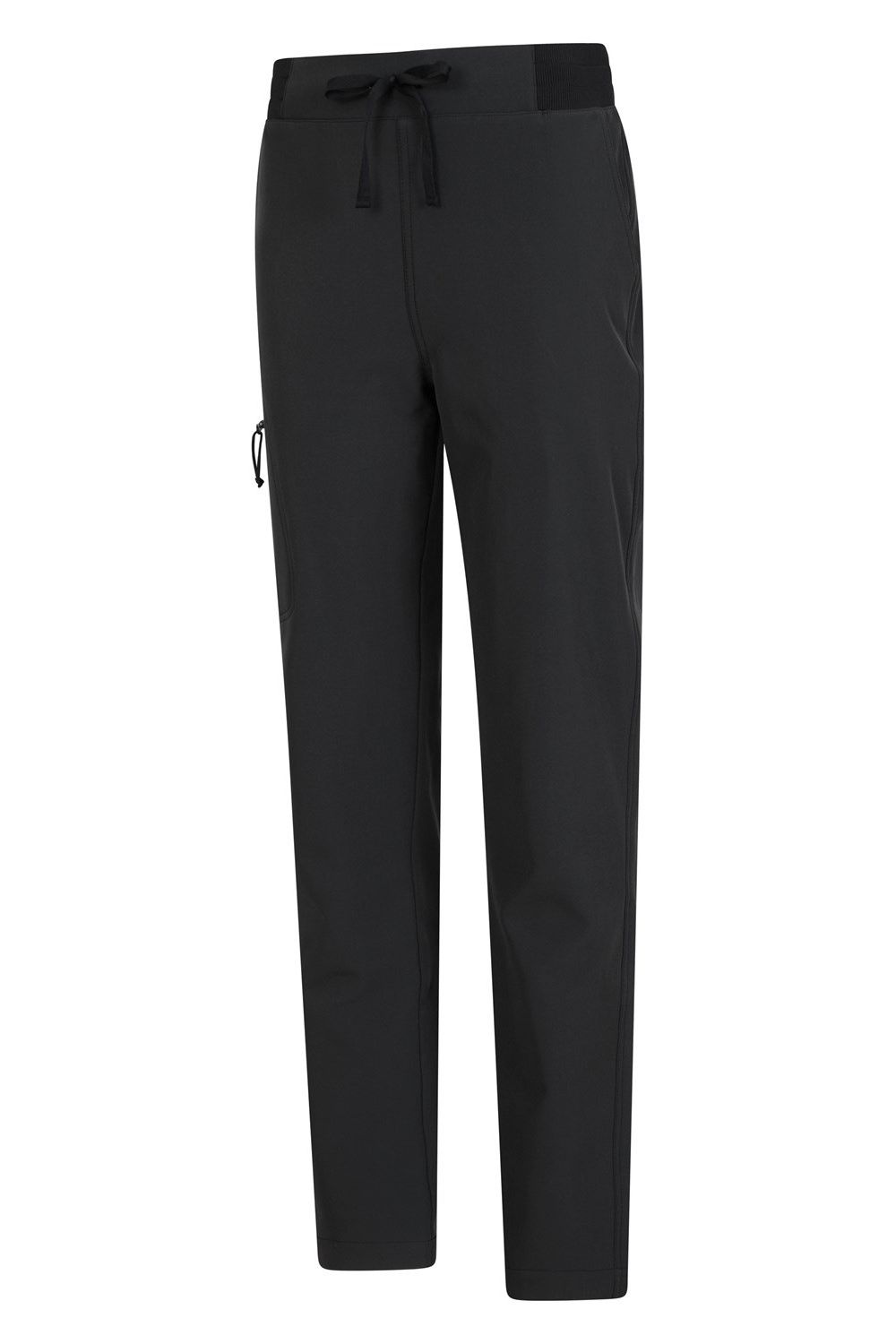 Black Adventure Water Resistant Hiking Trousers, Image 3 of 4