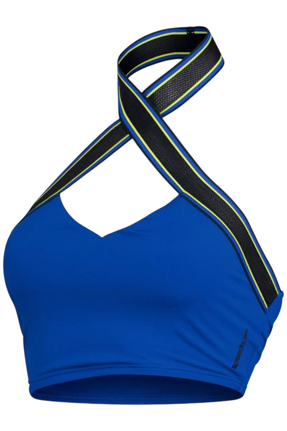 Blue Stripe Halter Neck Bikini, Image 2 of 2