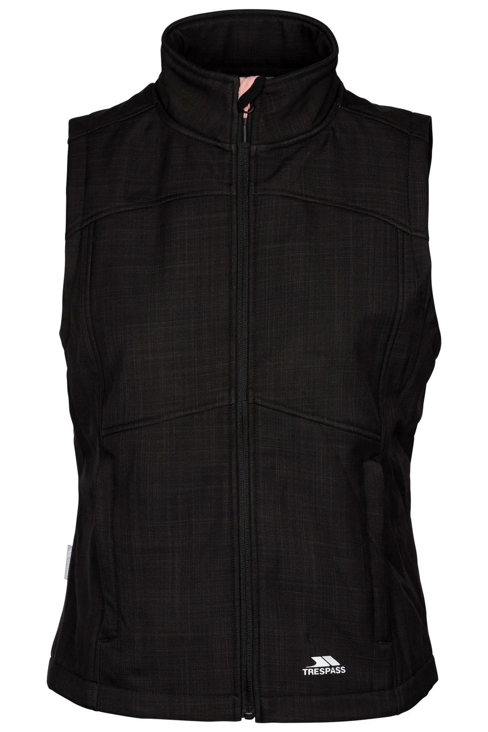 Black Trespass Black Mereb TP50 Softshell Lightweight Gilet, Image 1 of 2