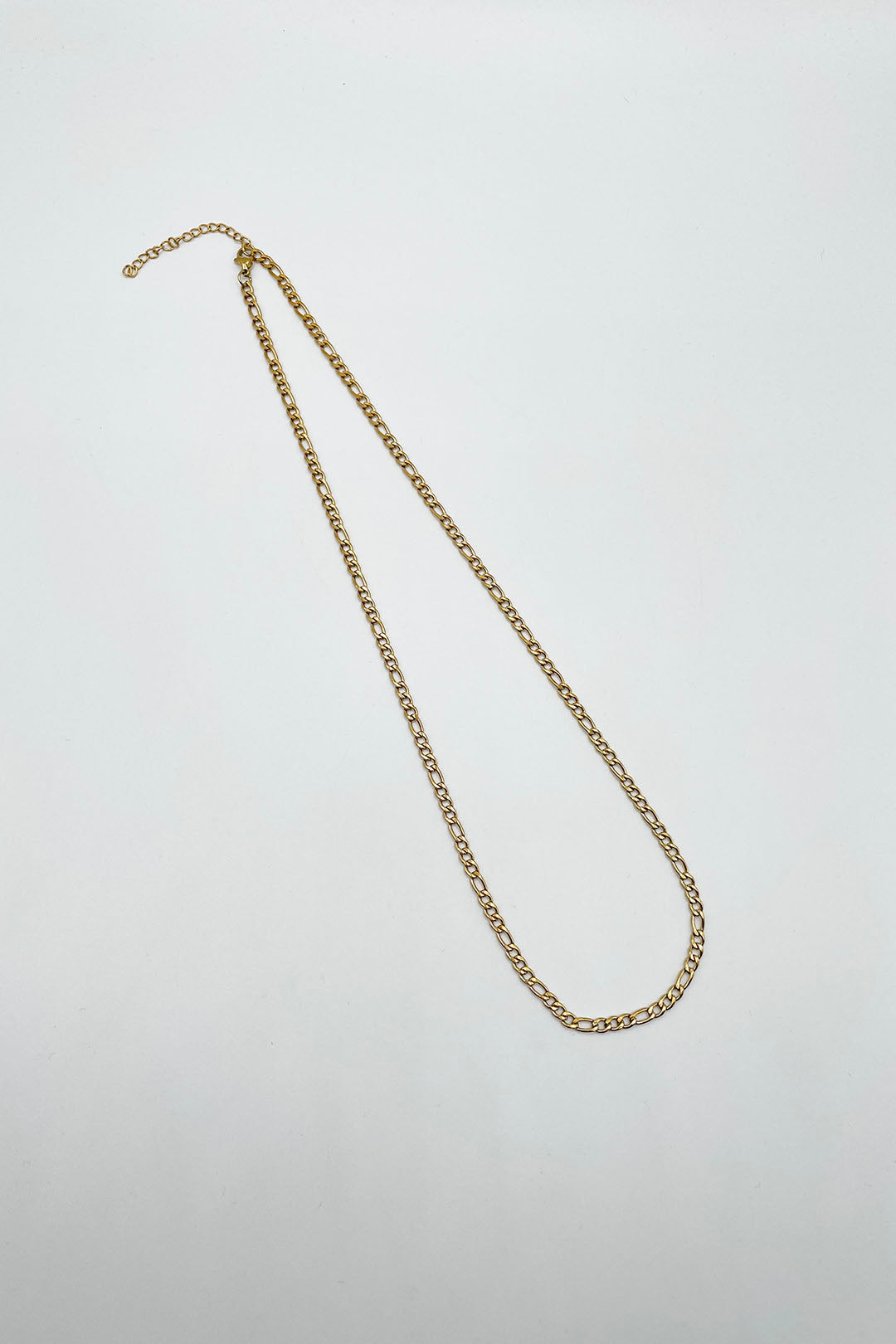 Gold Figaro Chain Necklace, Image 4 of 4