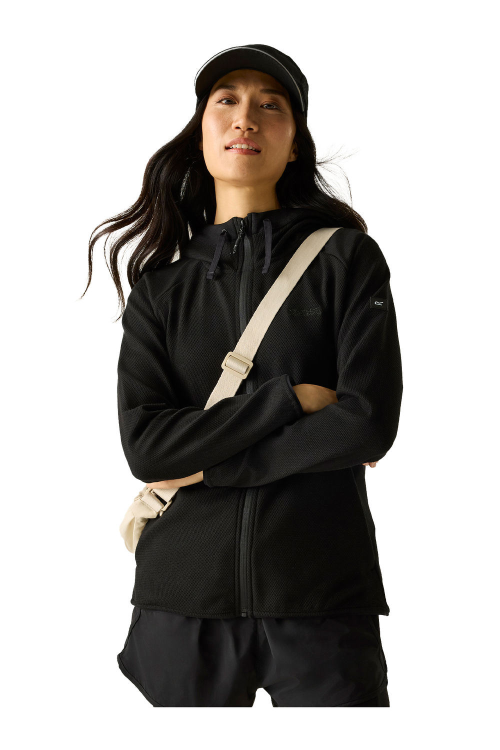 Black Nayna Fleece Jacket, Image 4 of 4