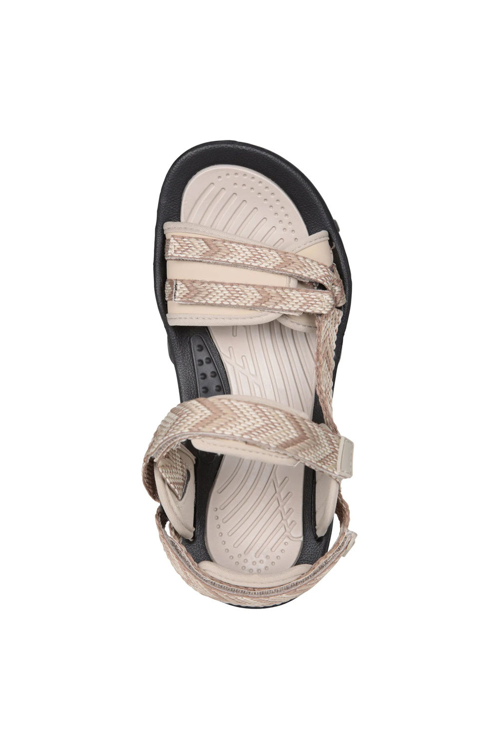 Taupe Cyprus Chevron Sandals, Image 4 of 6