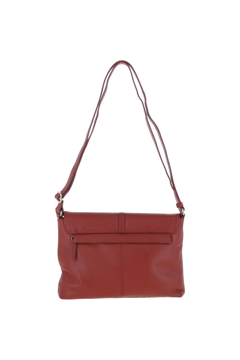 Red "Candy" Leather Shoulder Bag, Image 3 of 4