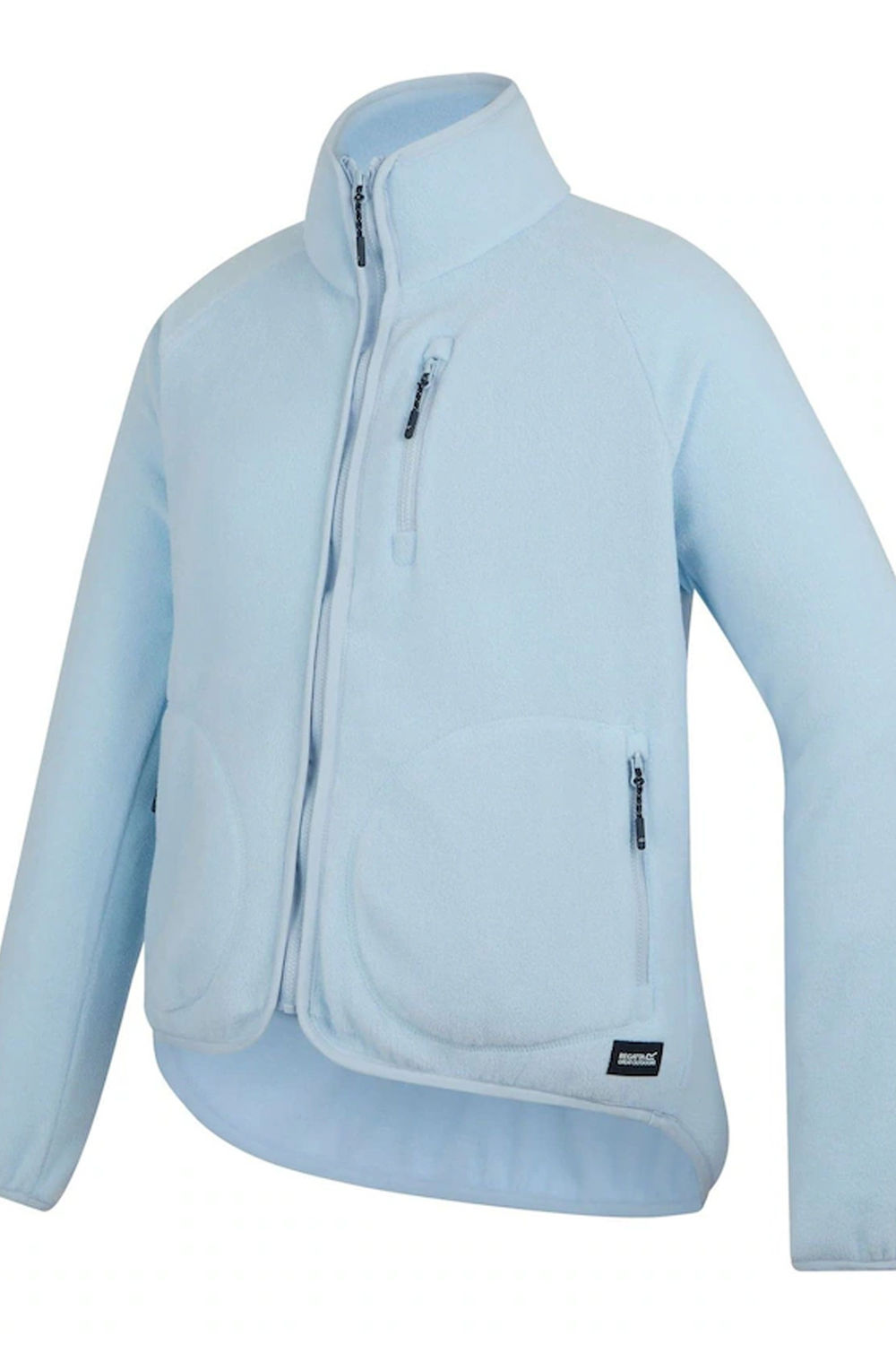 Sky Blue Frankie Full Zip Fleece Jacket, Image 3 of 4