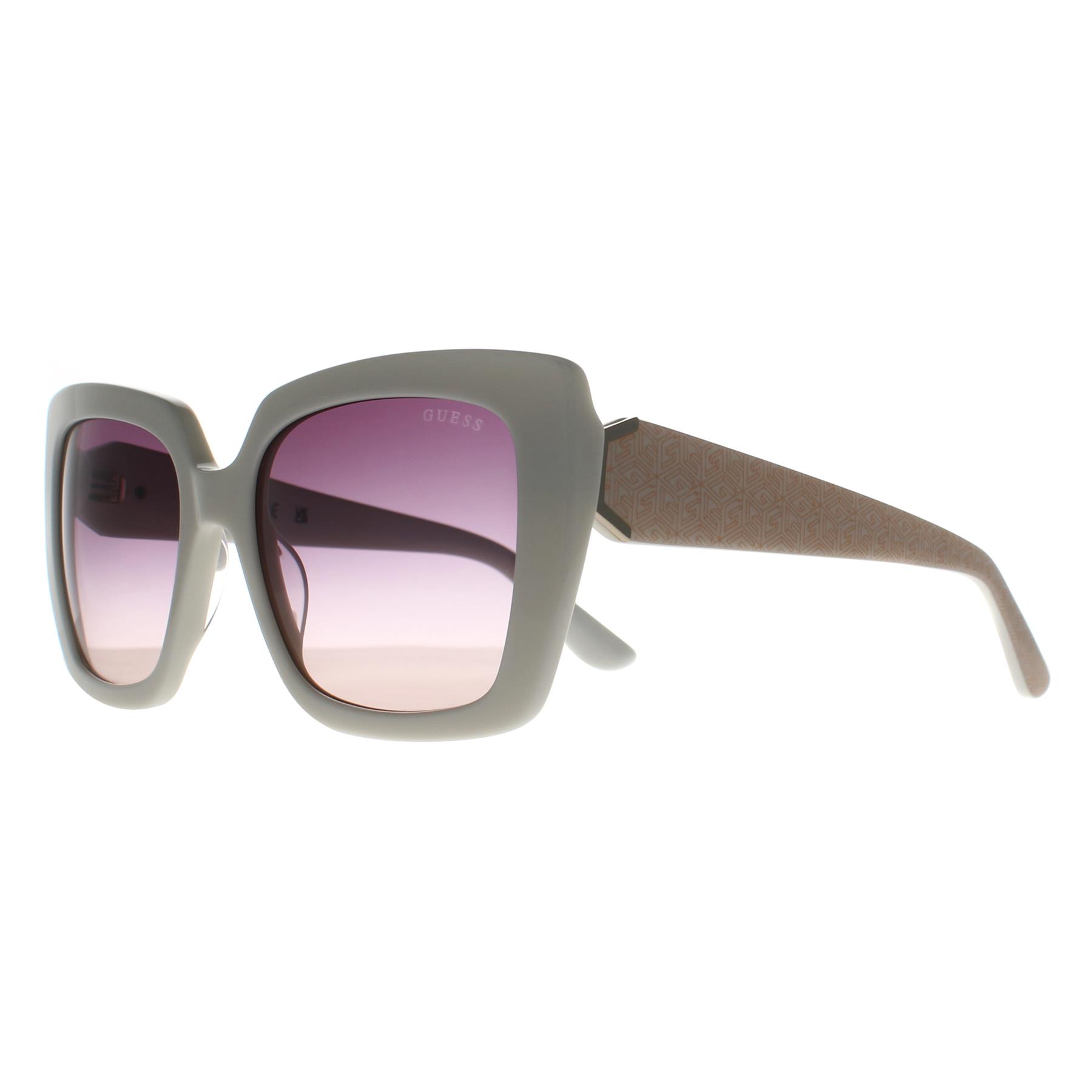 White Guess White Cat Eye White Purple Gradient Mirror GU7889, Image 2 of 3