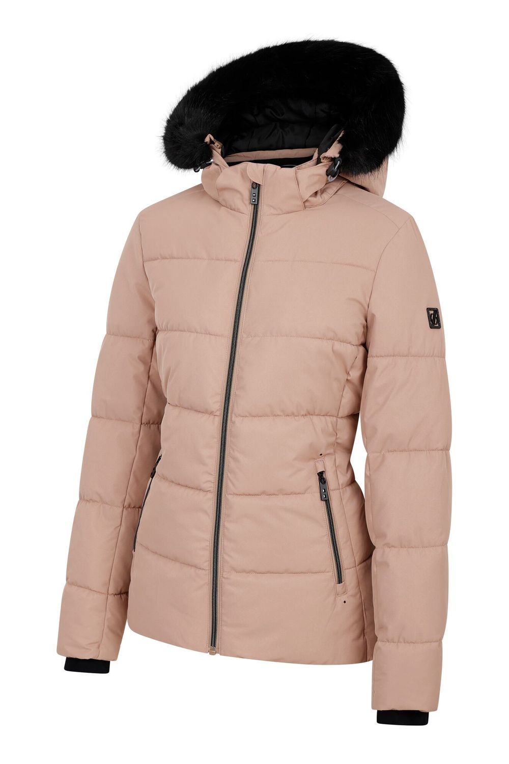 Beige Glamorize V Ski Jacket, Image 3 of 4