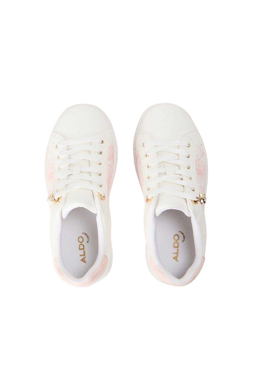 Pink Elgata Platform Trainers, Image 3 of 3