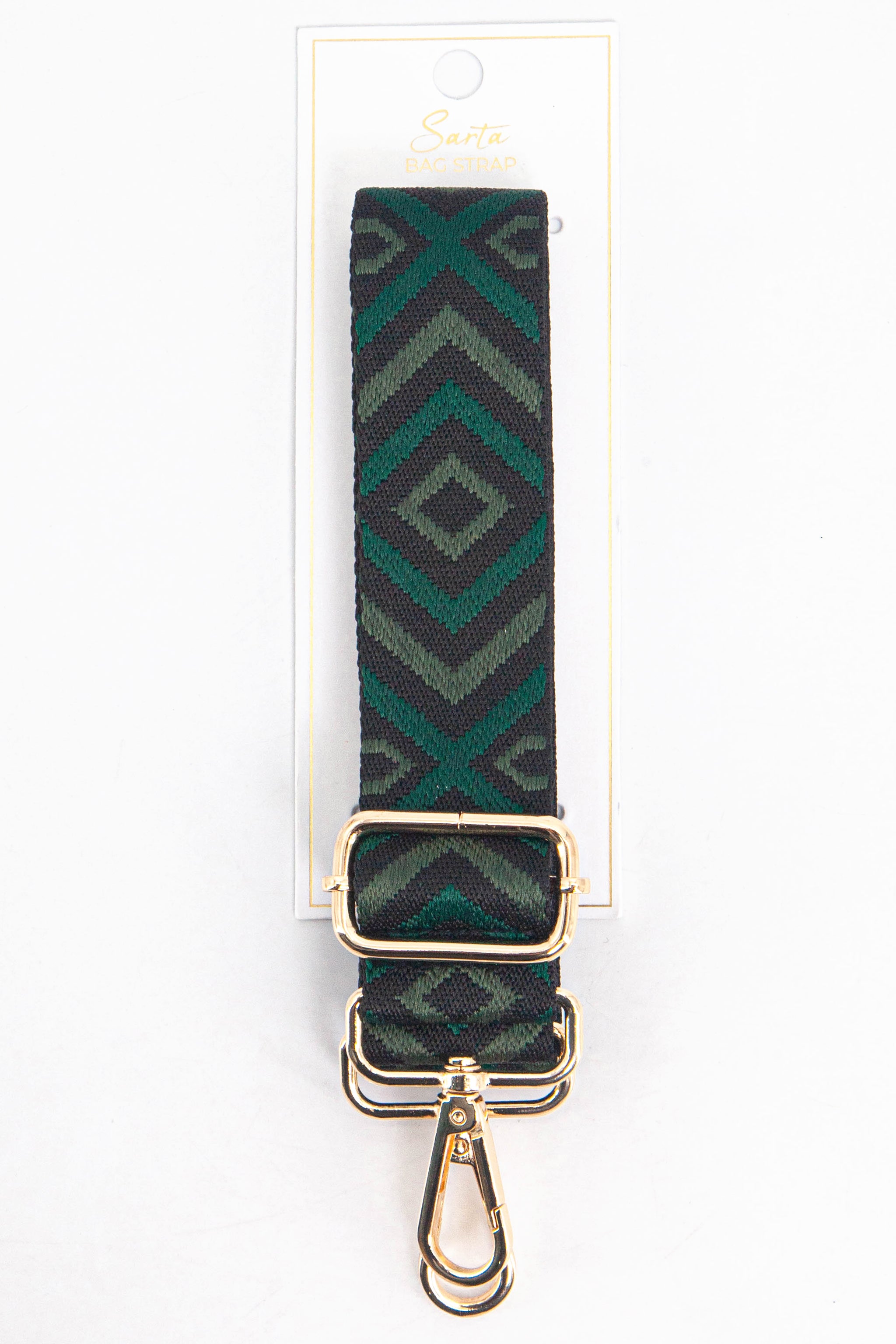 Khaki Aztec Woven Bag Strap, Image 4 of 4