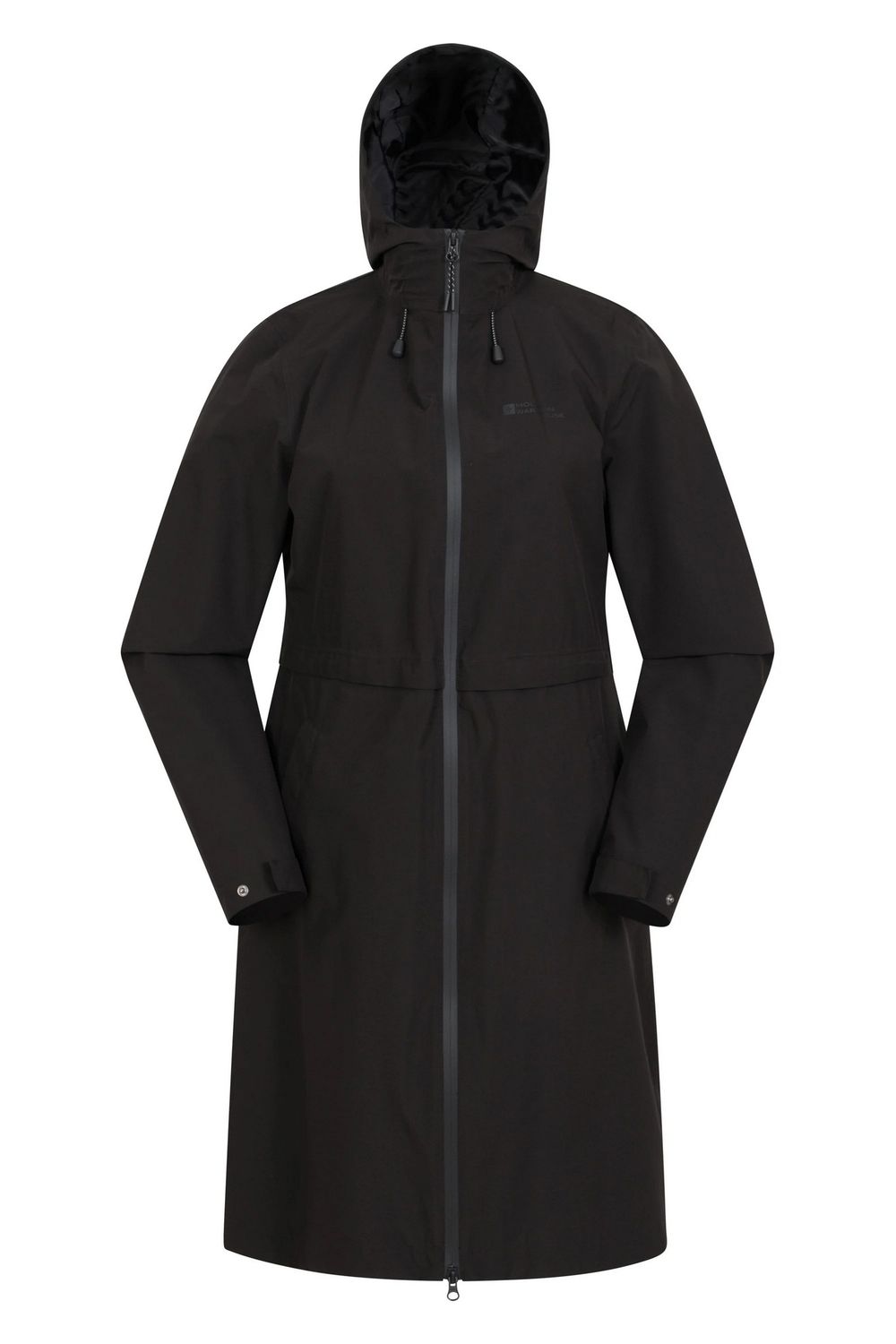 Black Hilltop Extra Long Waterproof Jacket, Image 1 of 4