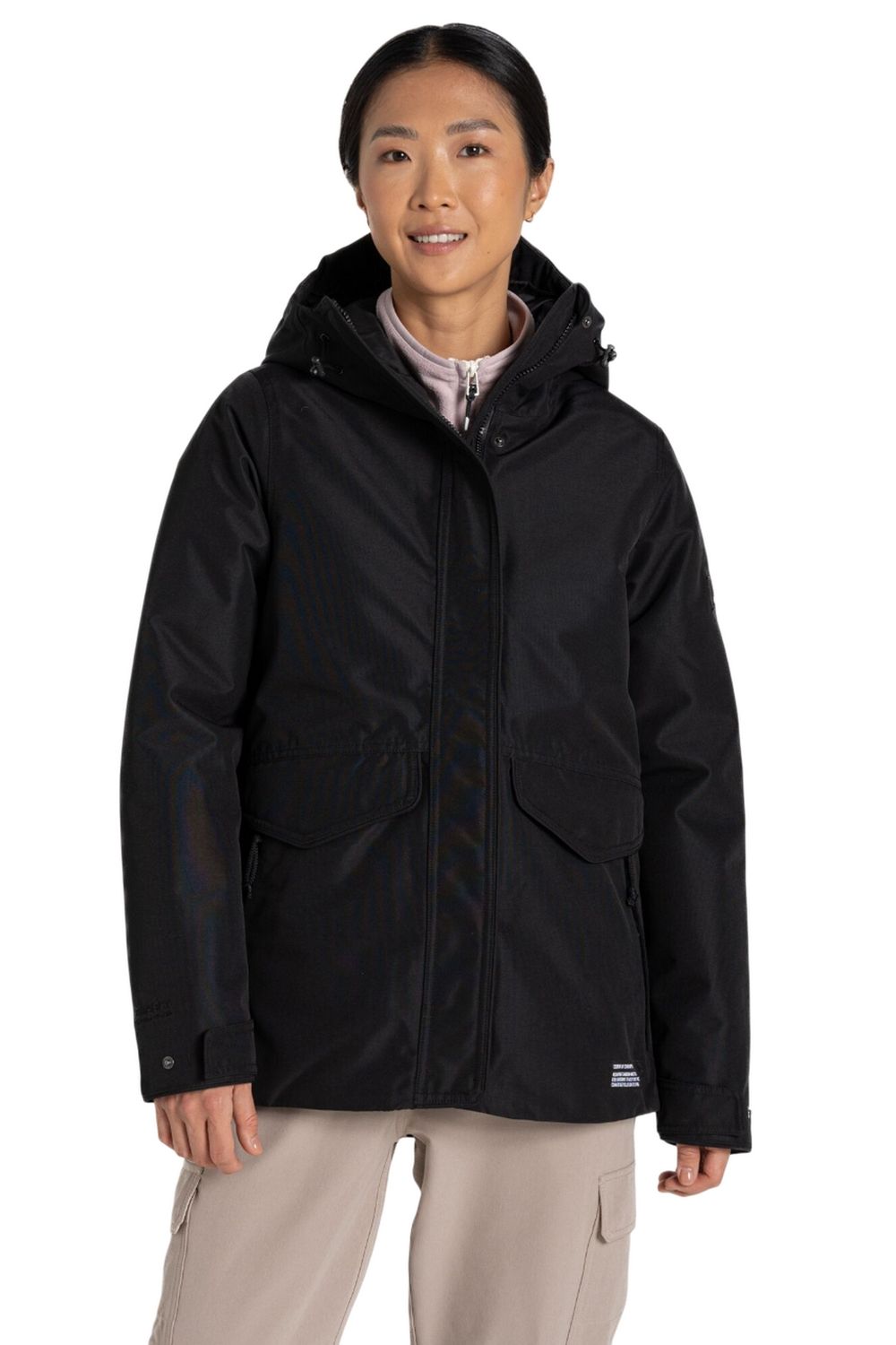 Black Sally CO2 Renu Technology Waterproof Jacket, Image 4 of 4