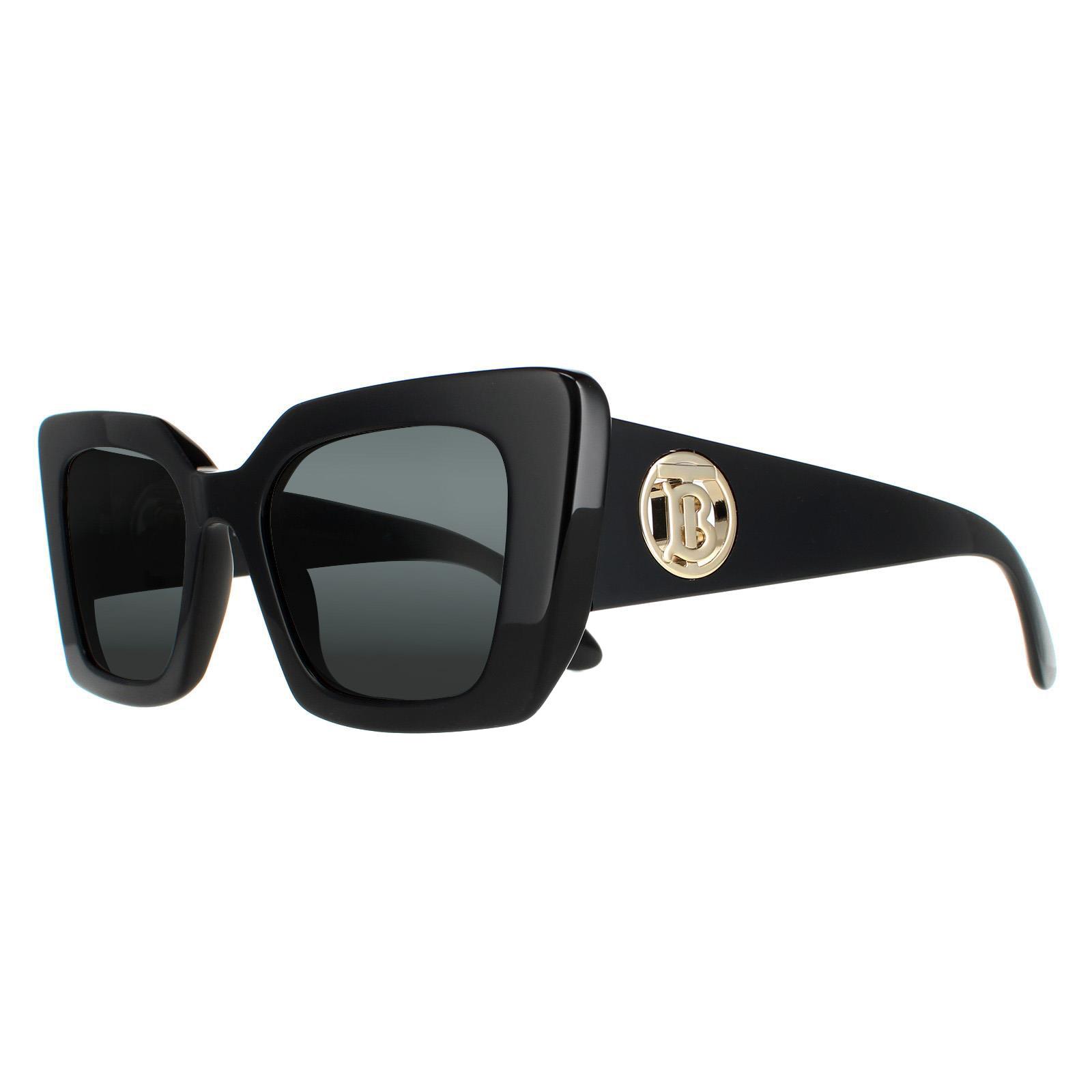 Black Burberry Black Square Black Dark Grey BE4344 Daisy, Image 2 of 3