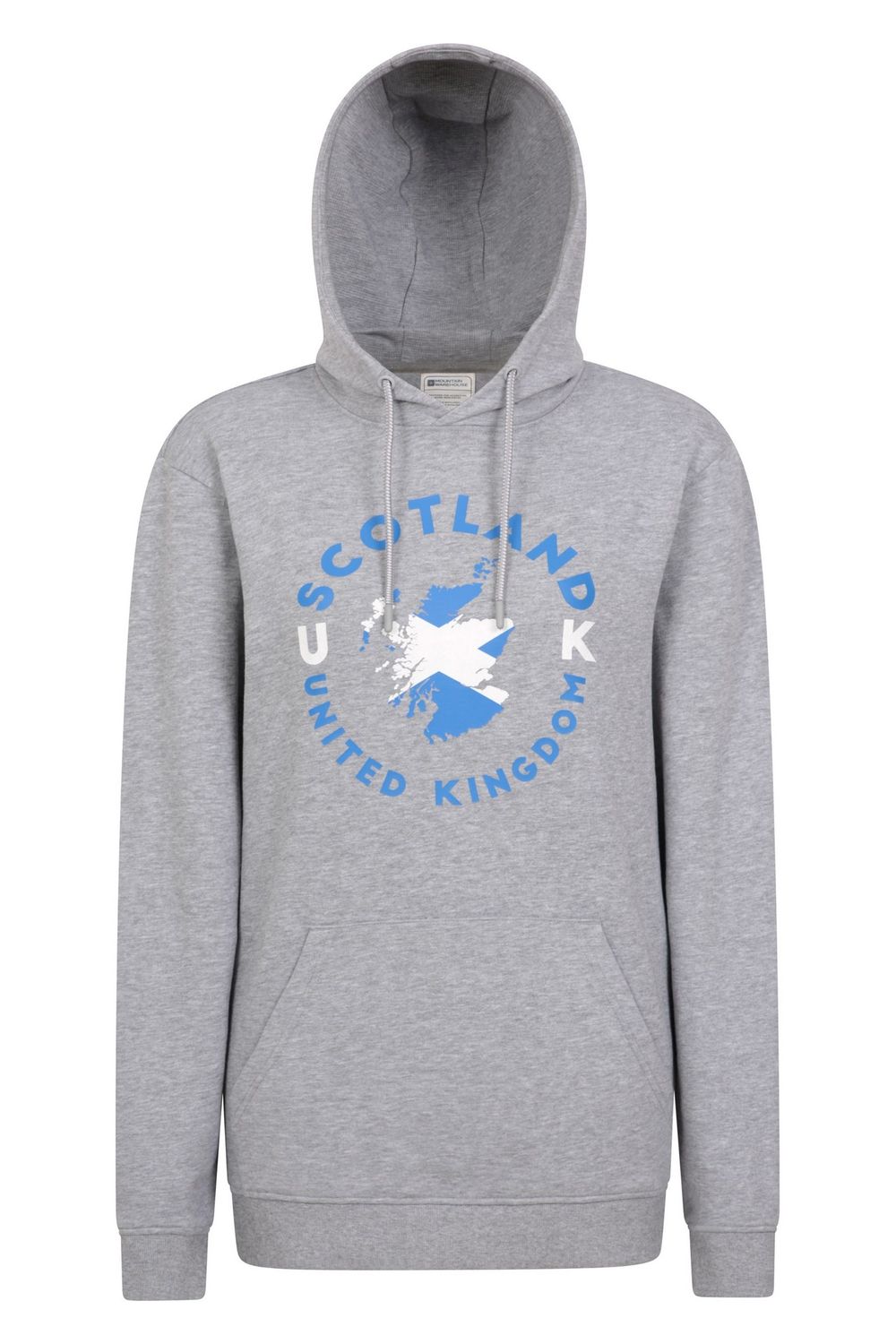 Light Grey Scottish Flag Overhead Hoodie, Image 1 of 4