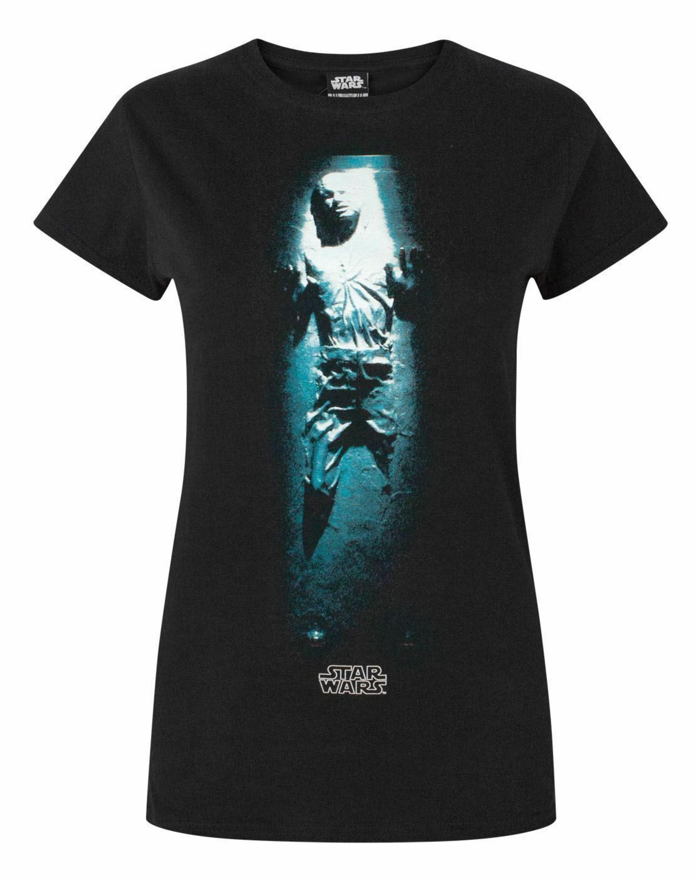 Black Star Wars Han Solo Carbonite Women's T-Shirt