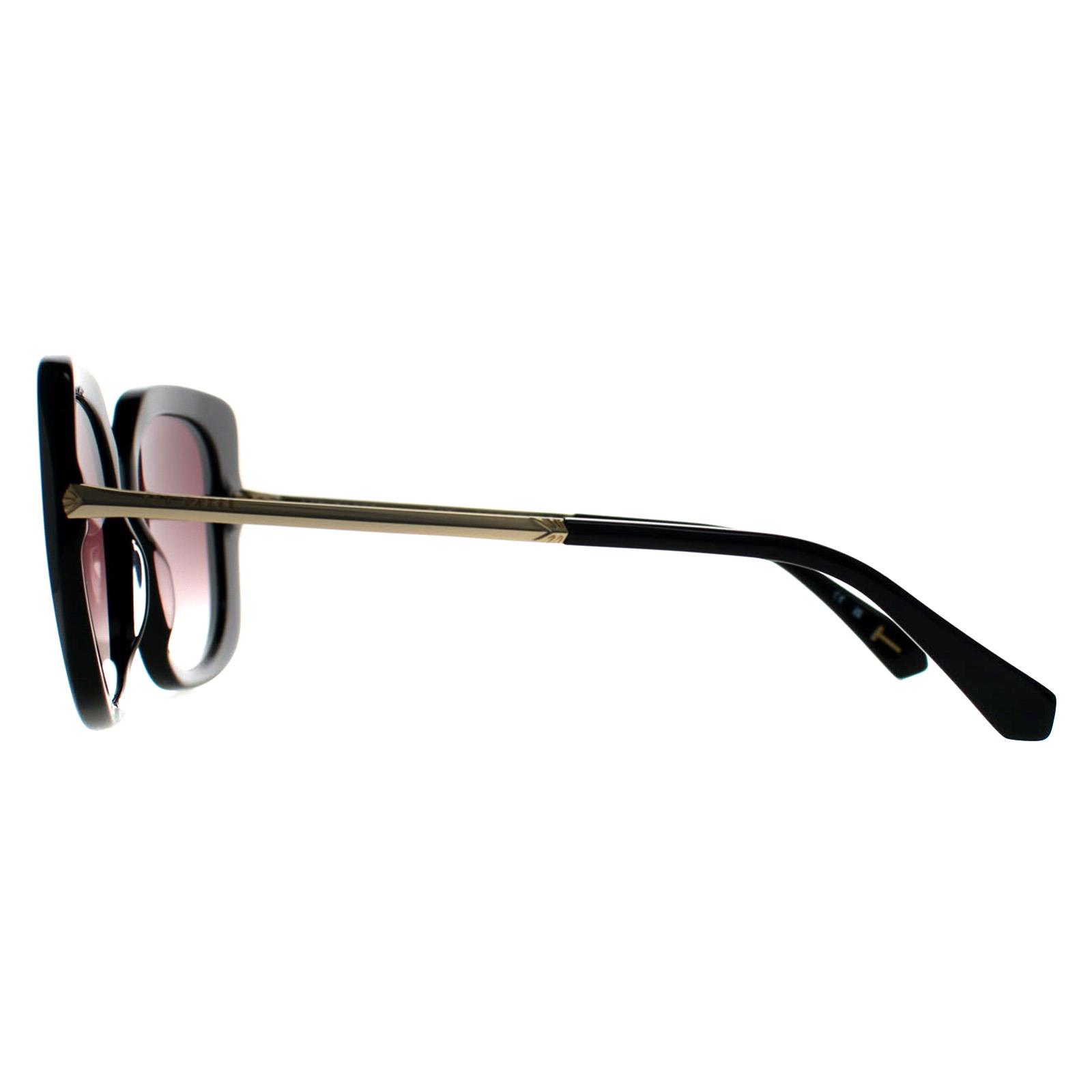 Black Ted Baker Black Square Gloss Black Brown Gradient TB1732 Heather, Image 3 of 3