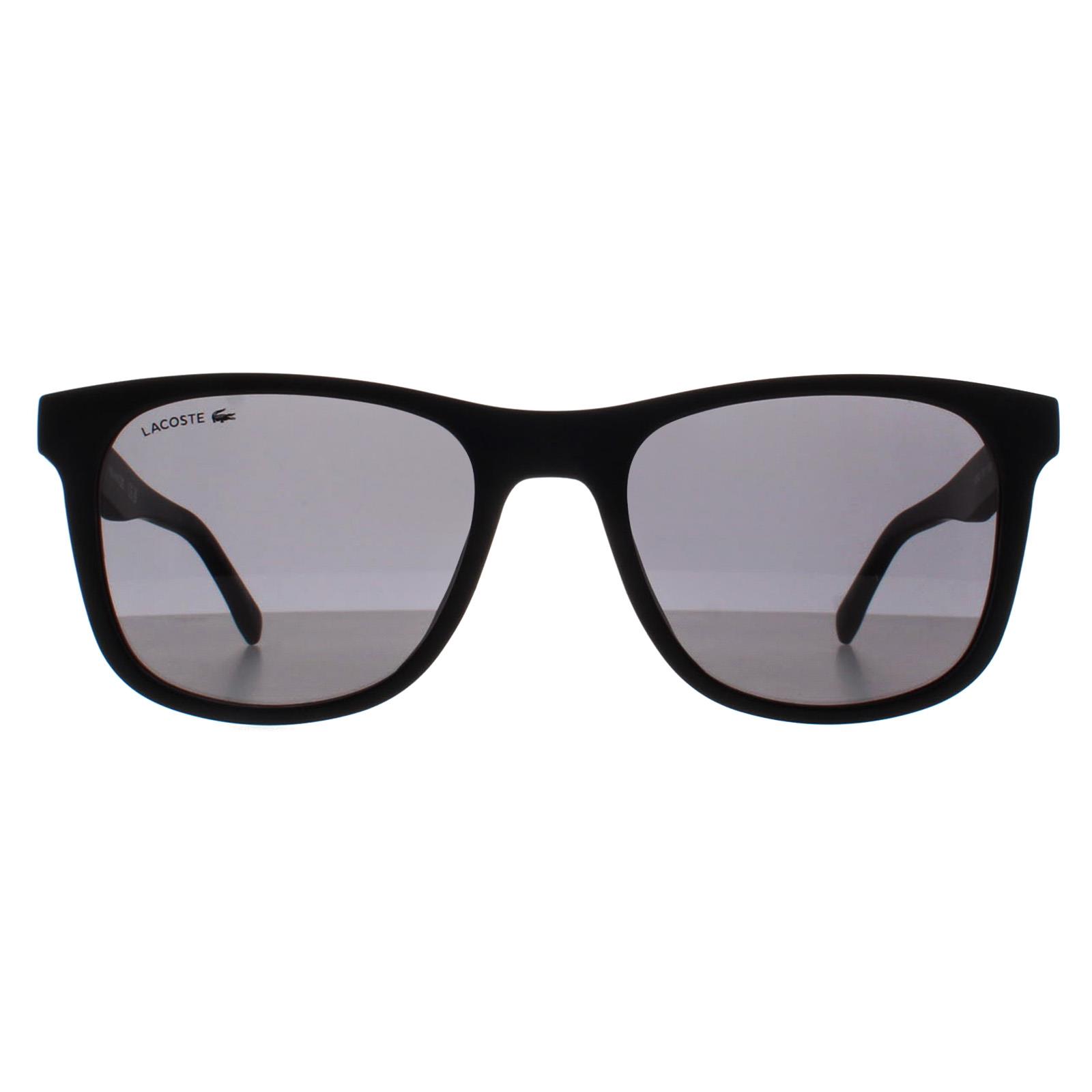 Black Lacoste Black Rectangle Matte Black Grey L929SE, Image 1 of 4