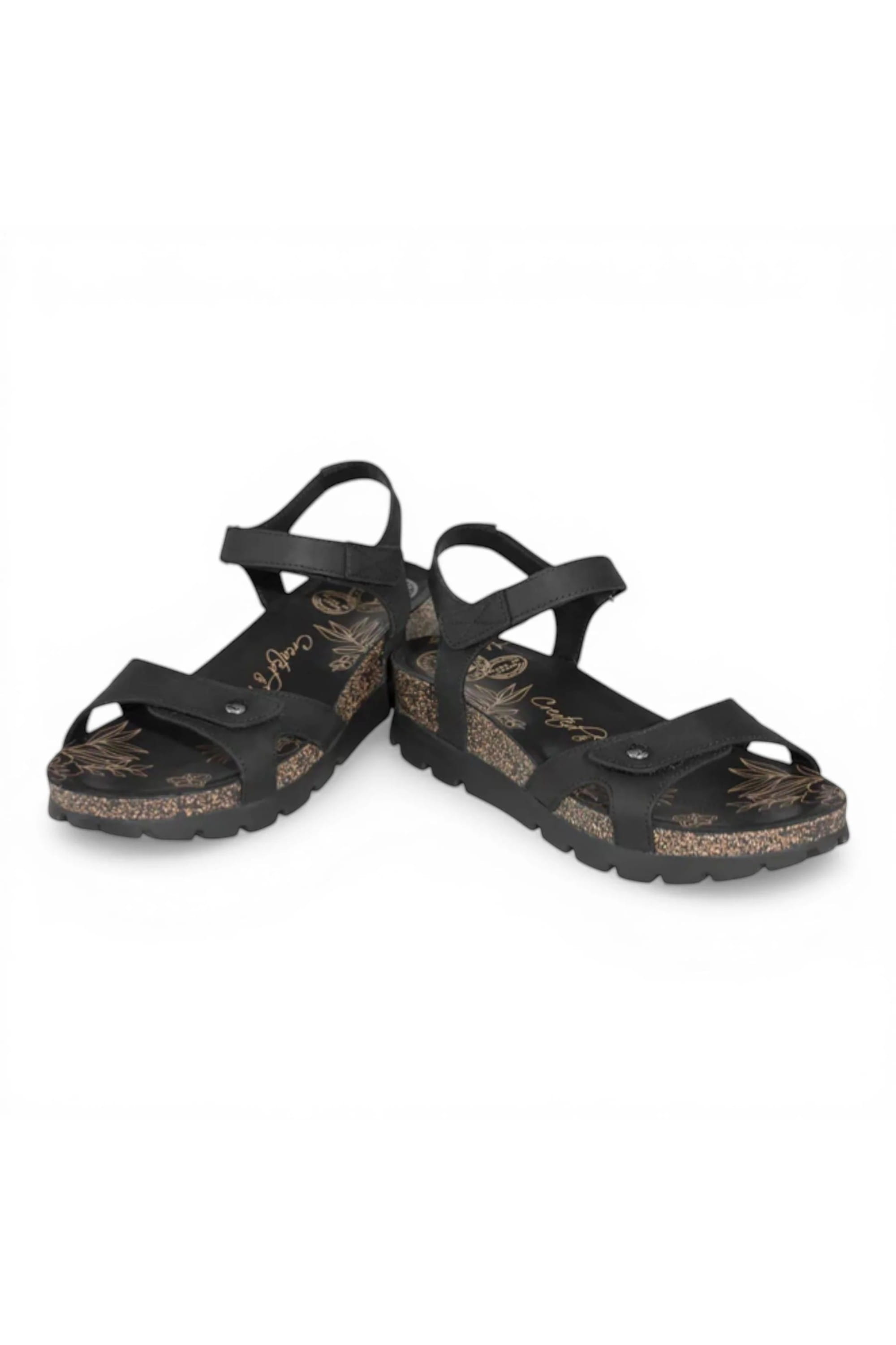 Black Womens Platform Wedge Sandals -Sulia B2, Image 5 of 8