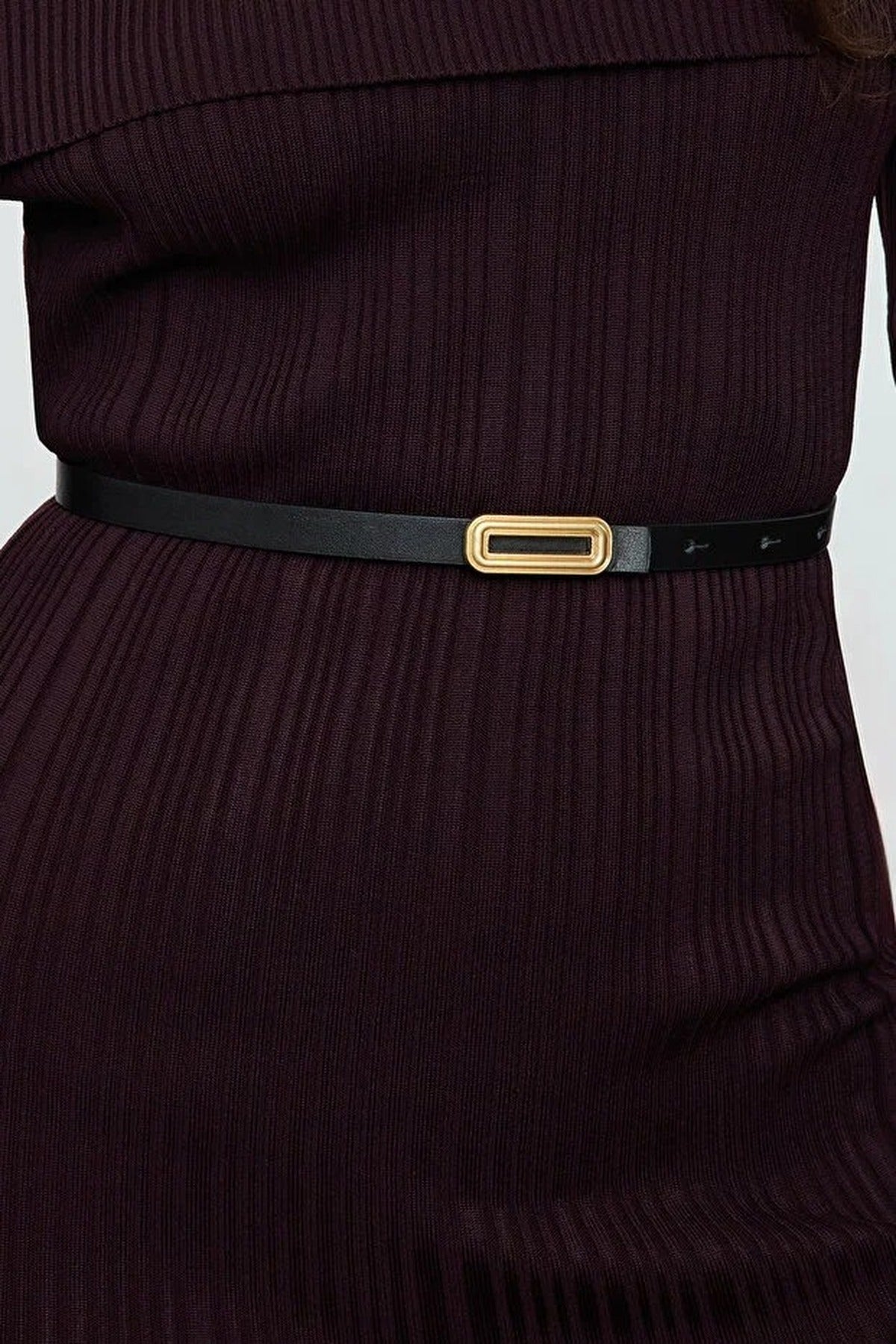 Multi WOVCOR Multi Double Pack Rectangular Buckle Women's Belt, Image 2 of 3
