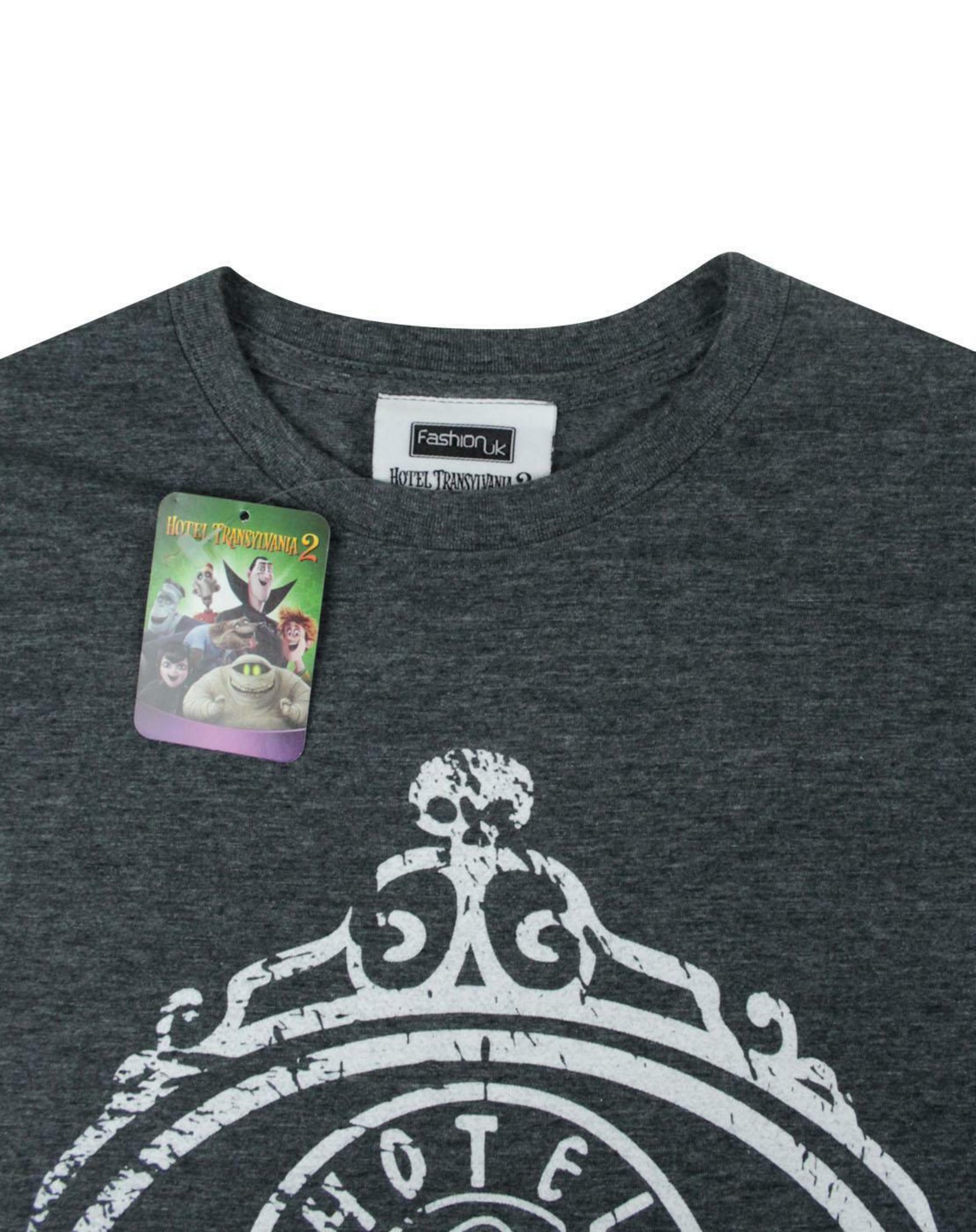Charcoal Hotel Transylvania Logo Women's T-Shirt, Image 4 of 4