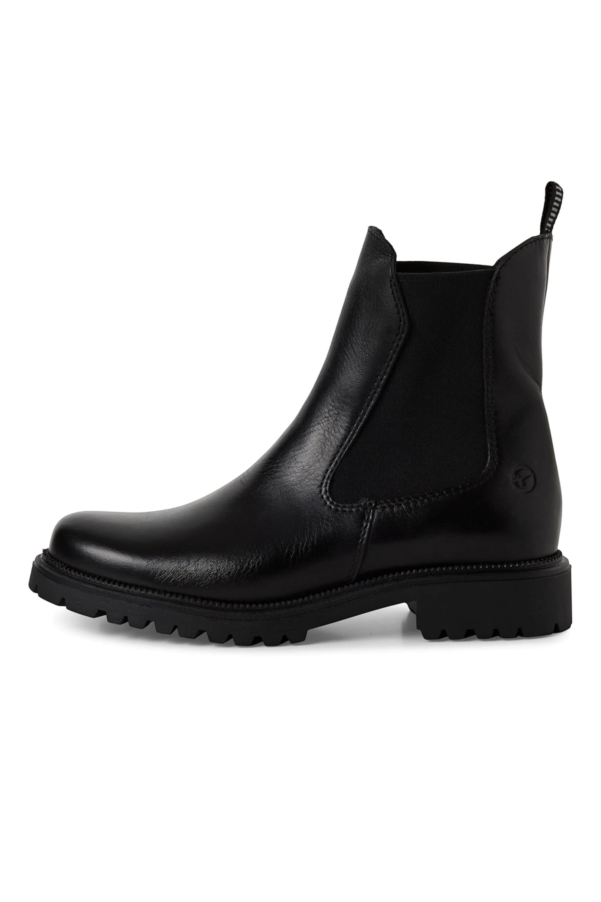Black Tamaris Womens Black Chelsea Boots, Image 4 of 8