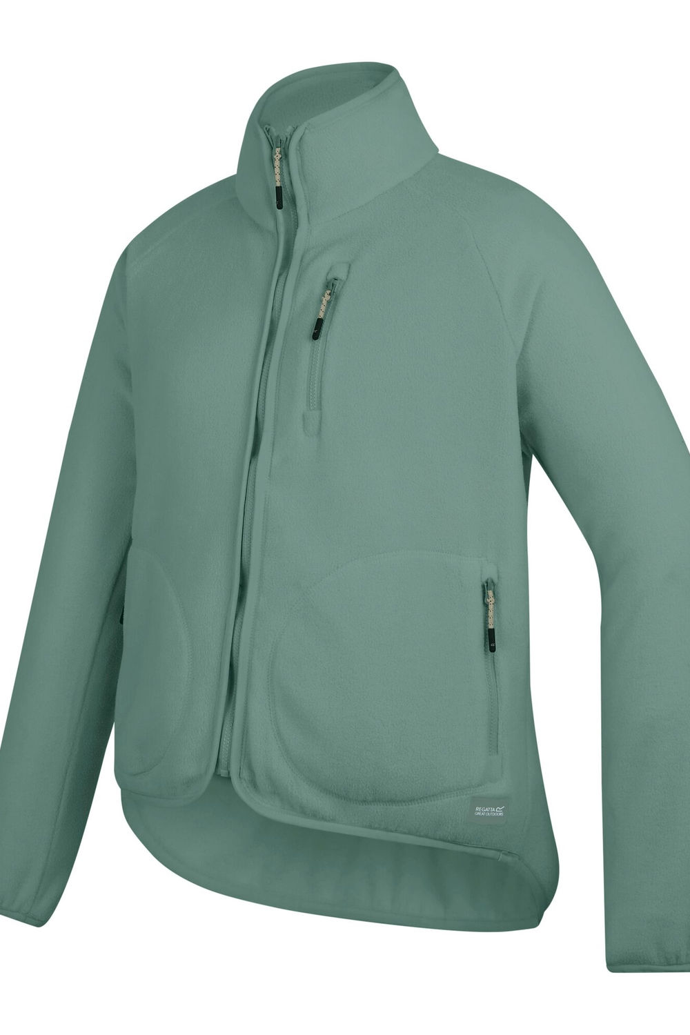 Olive Frankie Full Zip Fleece Jacket, Image 3 of 4