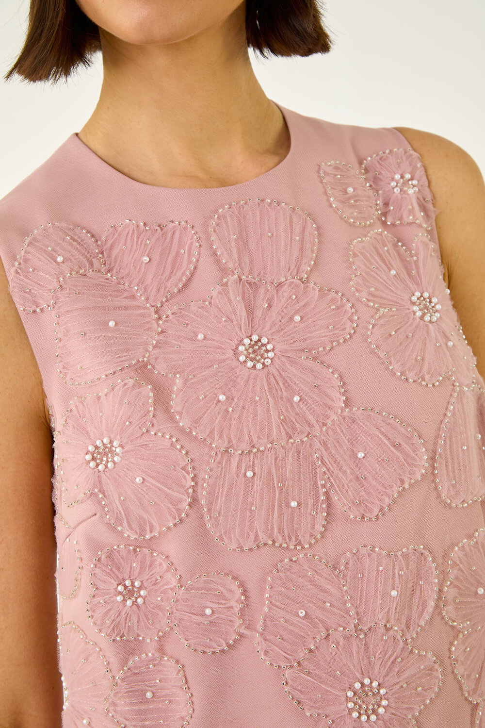 Light Pink Premium Sequin Shift Dress, Image 7 of 6